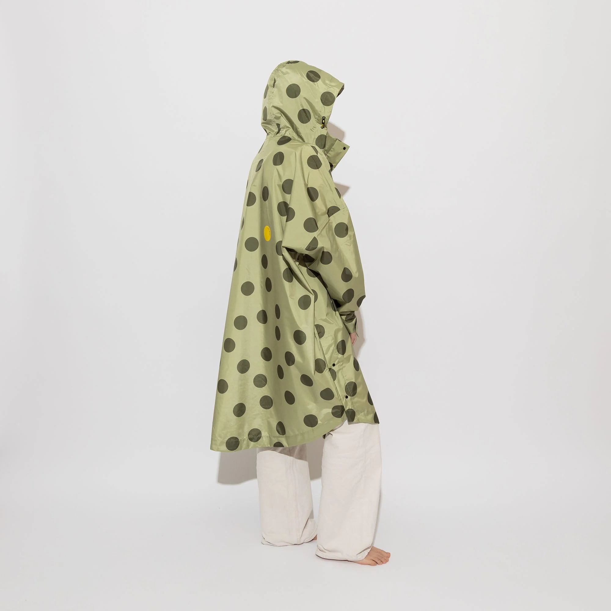 Raincoat dots pale olive/olive - Image 6