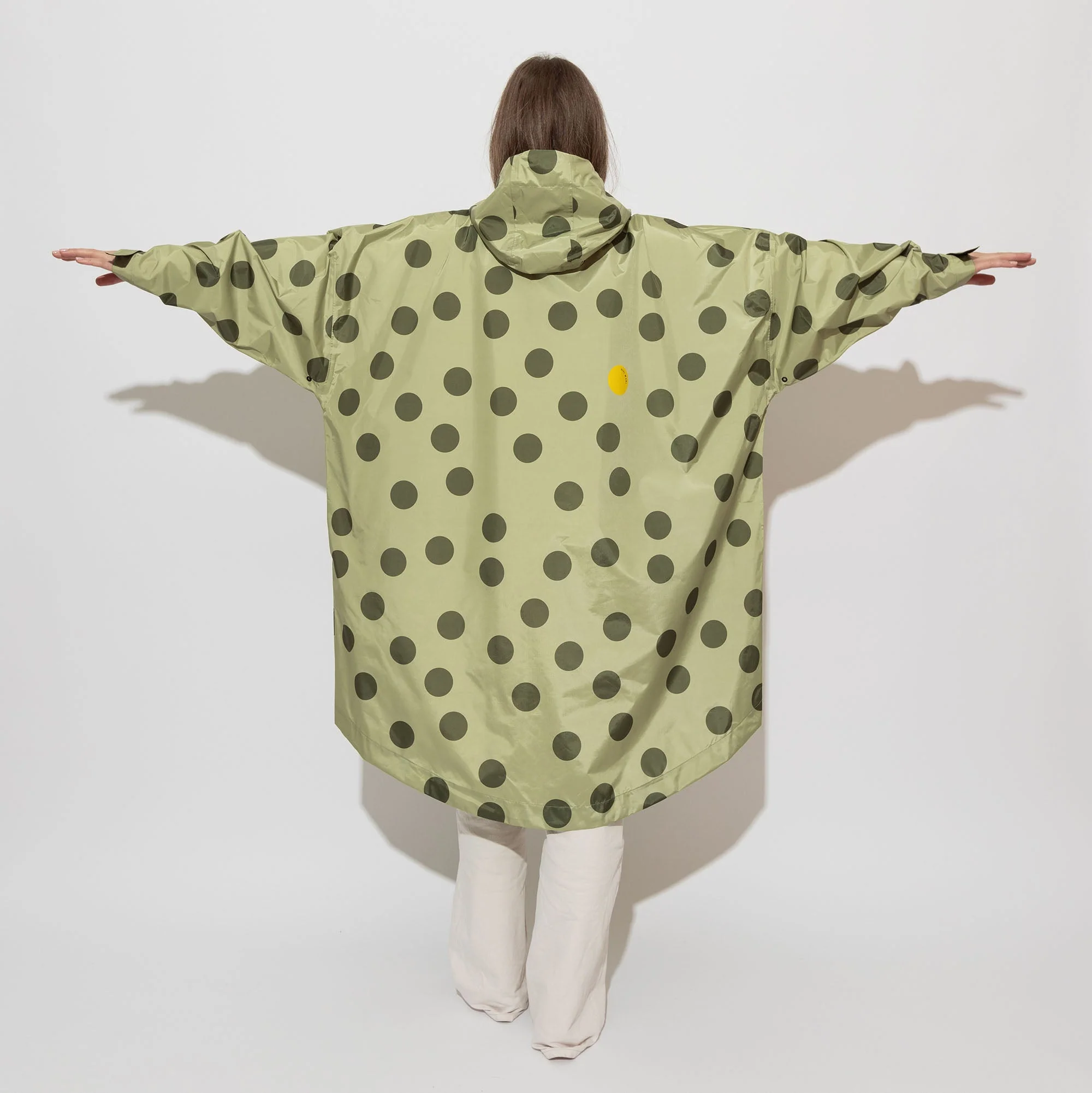 Raincoat dots pale olive/olive - Image 7