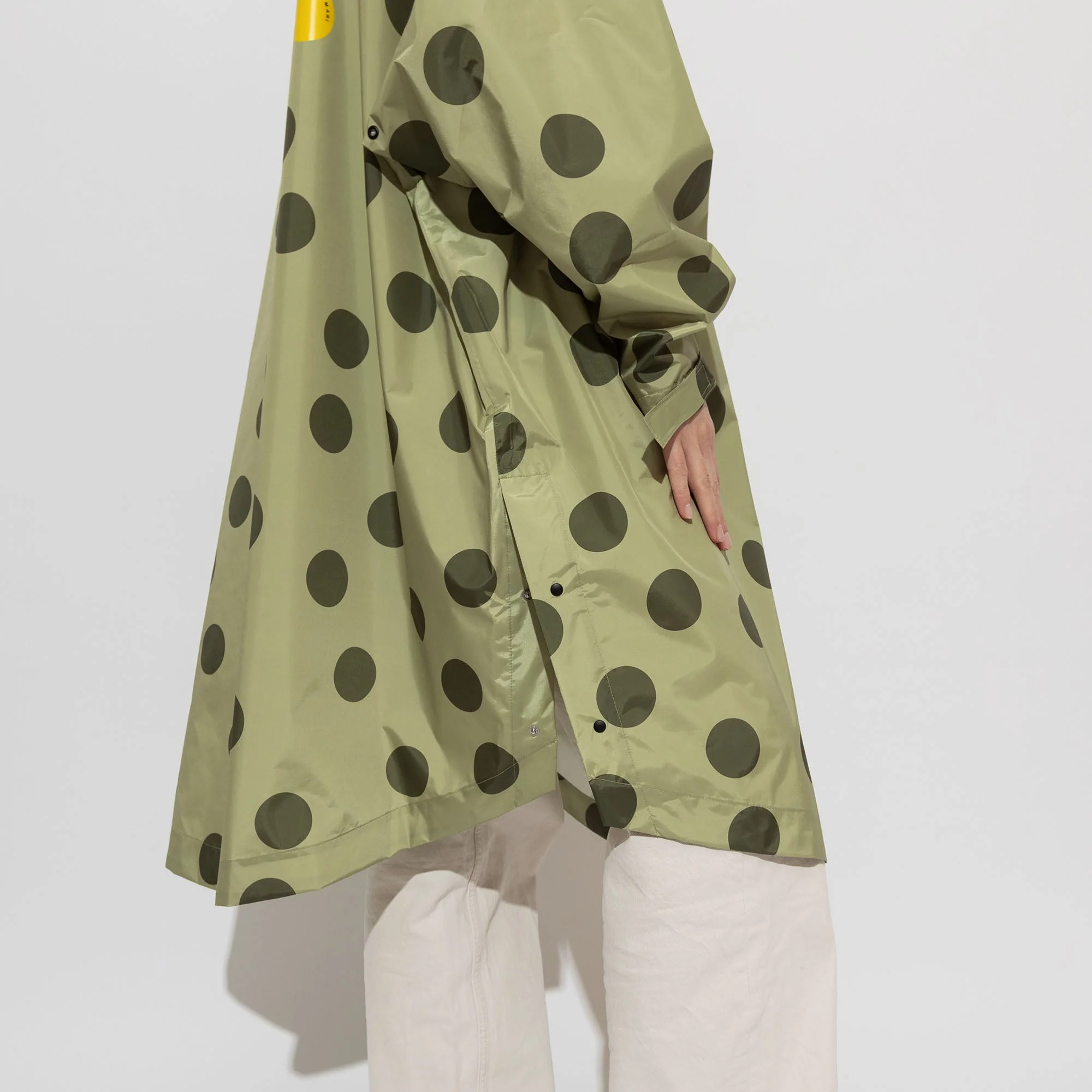 Raincoat dots pale olive/olive - Image 9