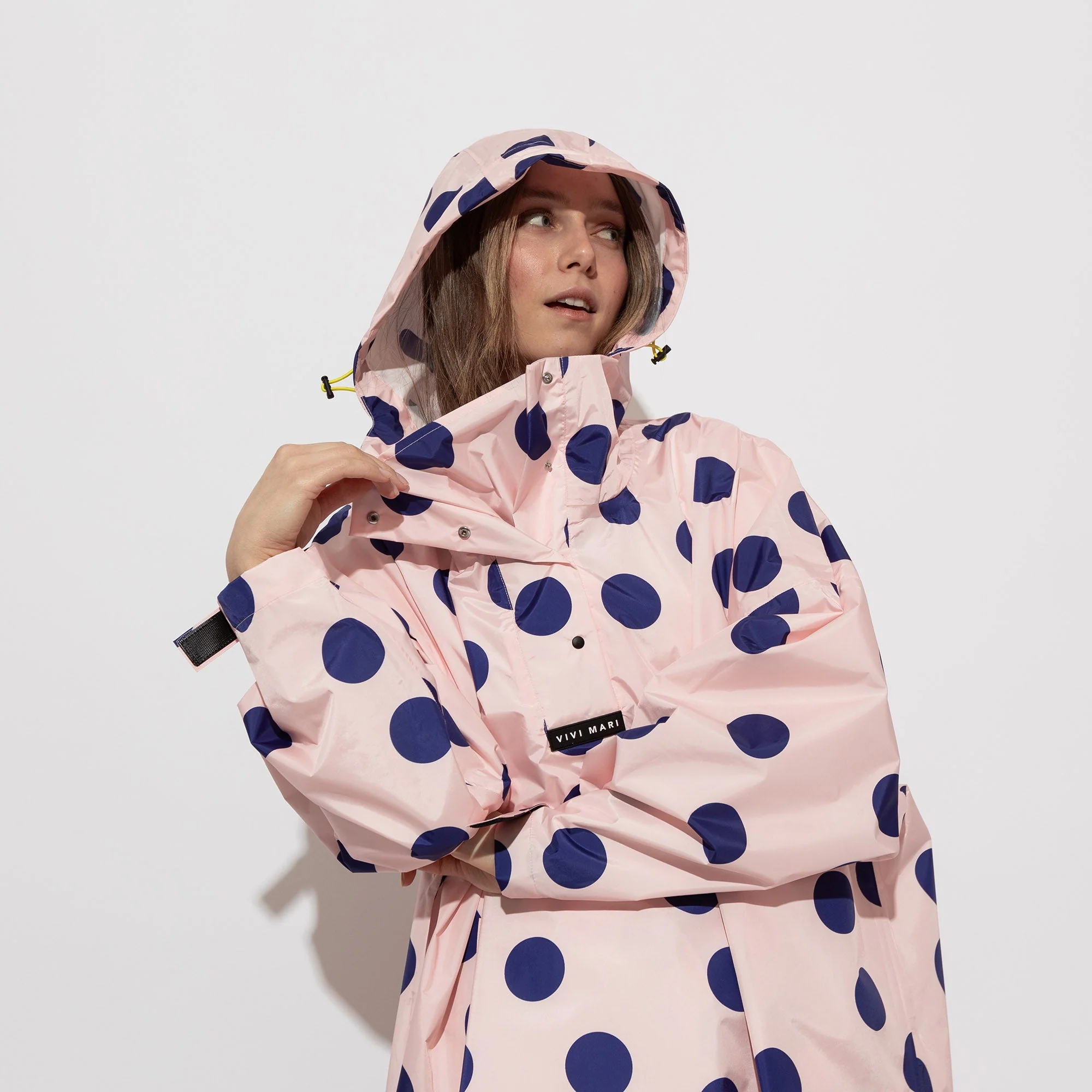 Raincoat dots powder/blue - Image 2