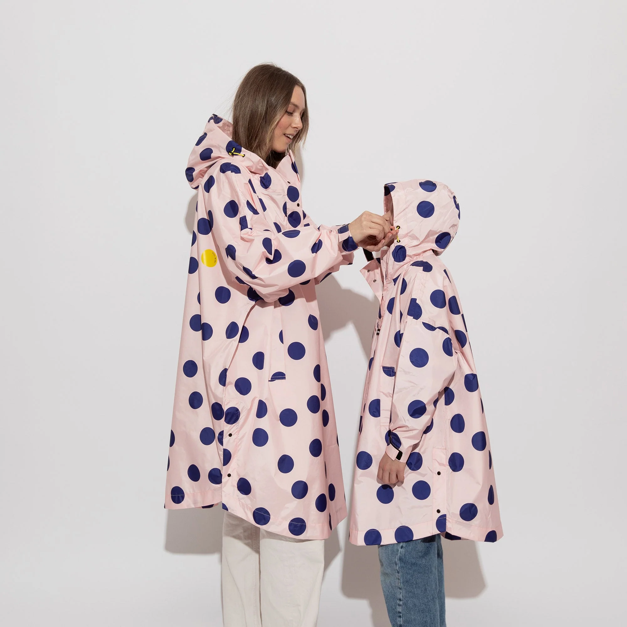 Raincoat dots powder/blue - Image 6