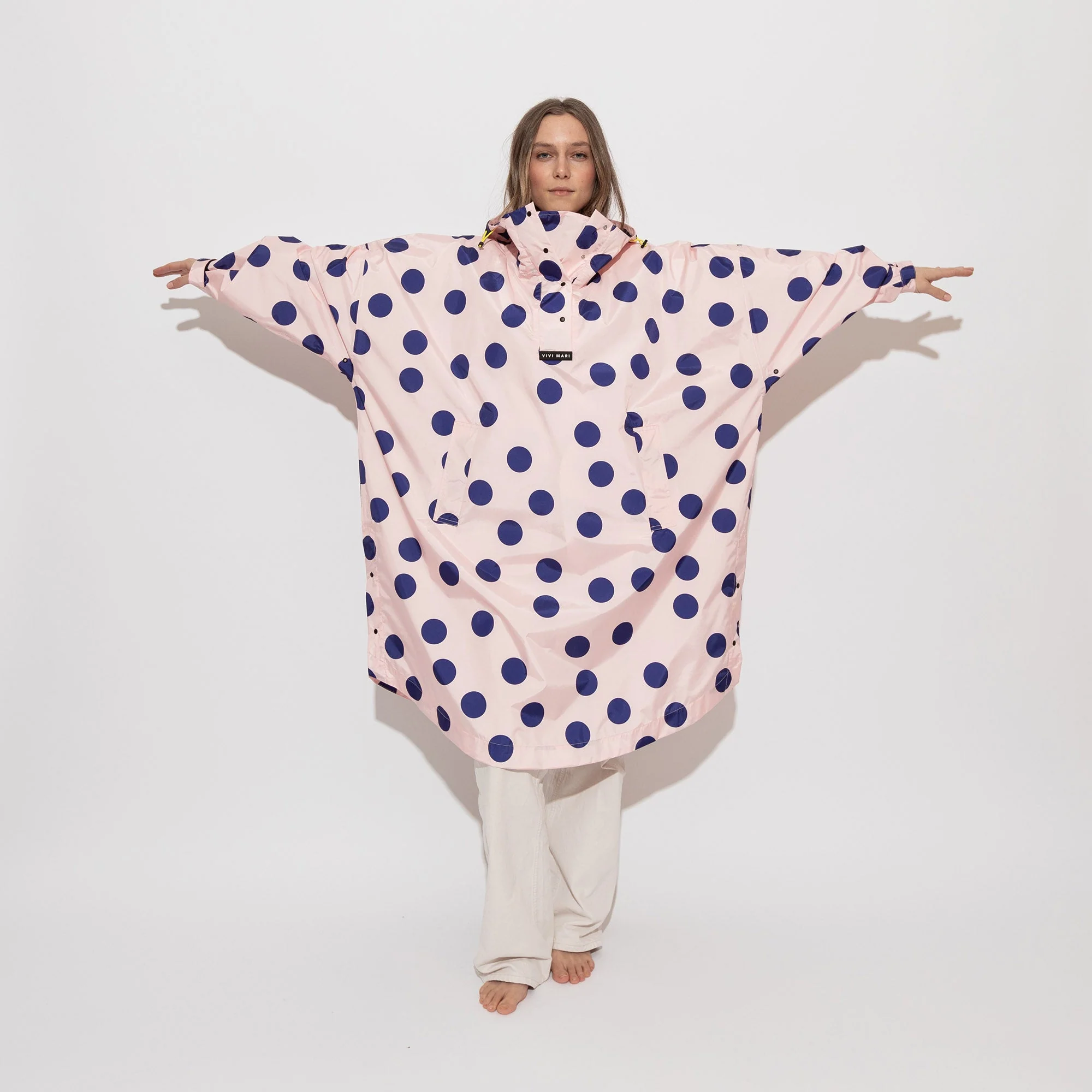 Raincoat dots powder/blue - Image 9