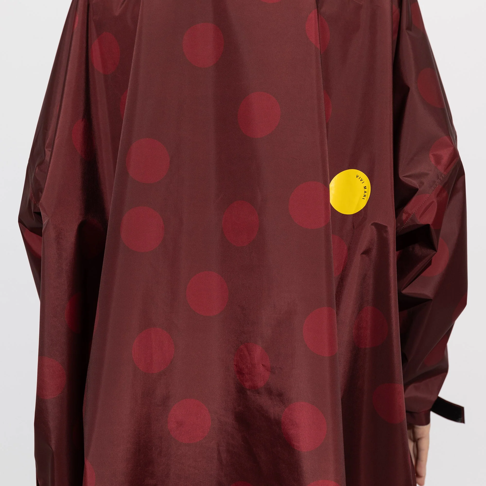 Raincoat dots wine red/red - Image 13