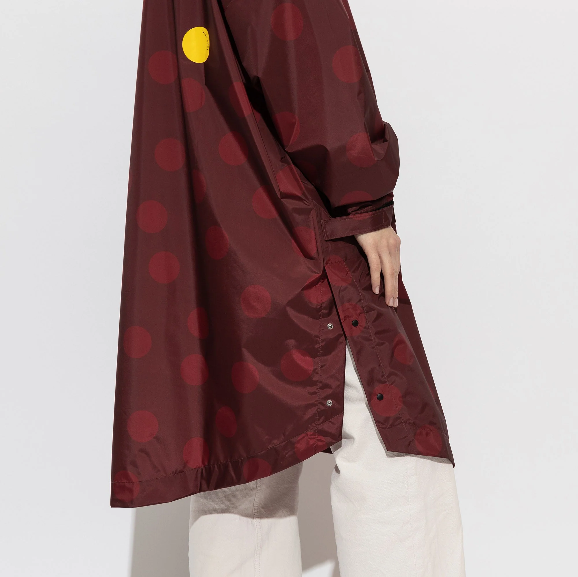 Raincoat dots wine red/red - Image 14