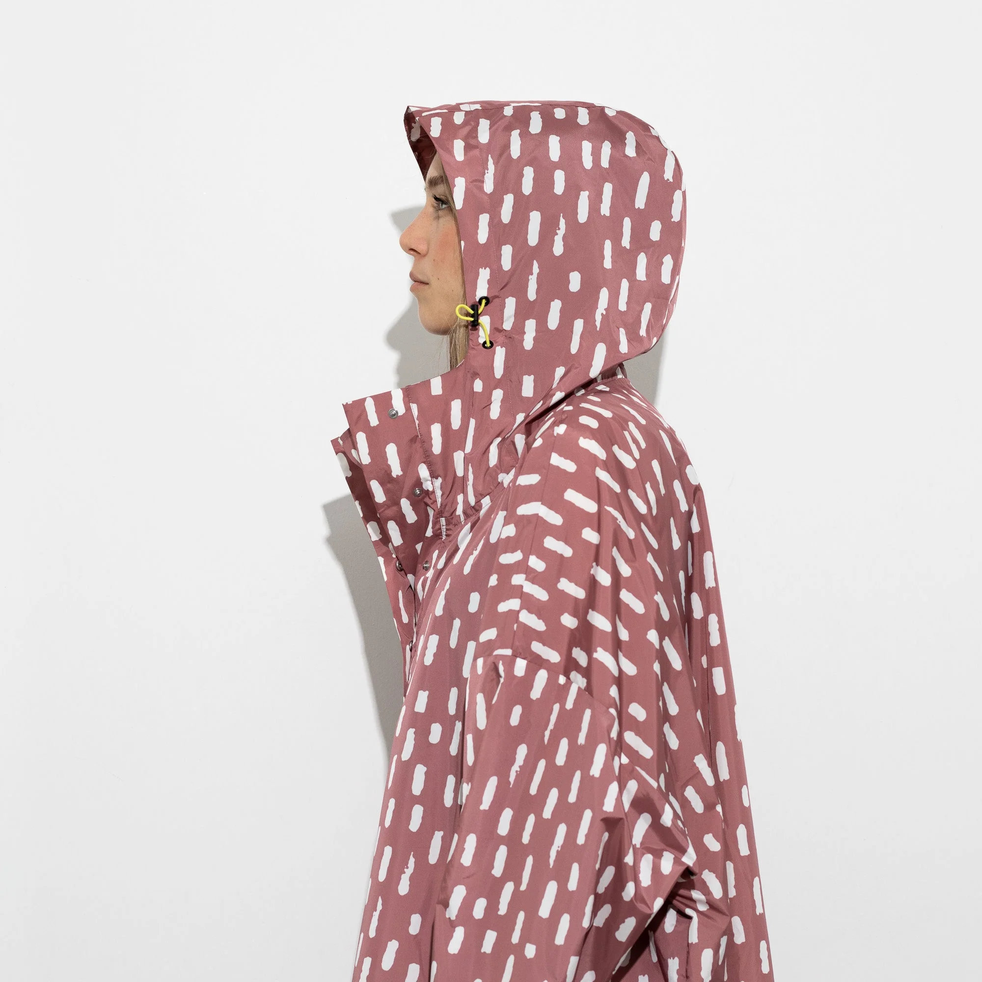 Raincoat drops mauve/white - Image 10