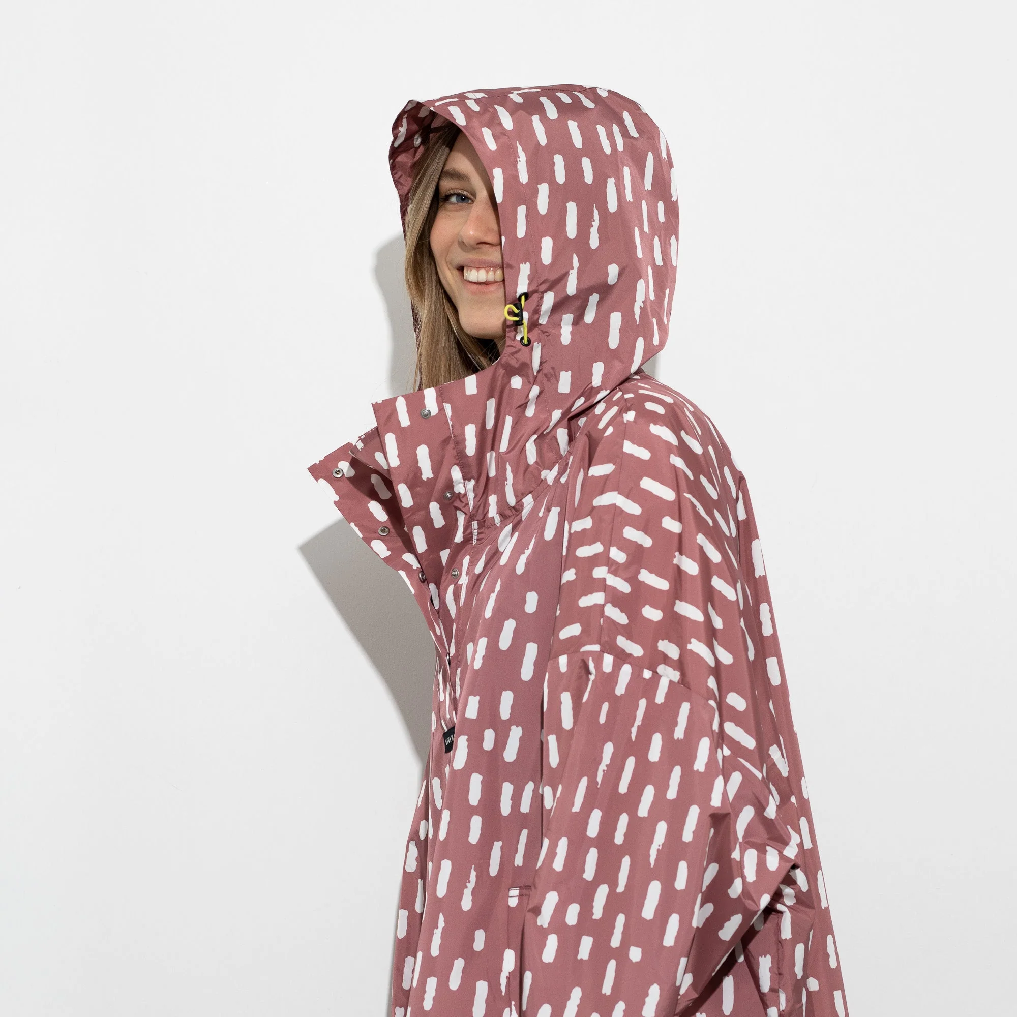 Raincoat drops mauve/white - Image 11