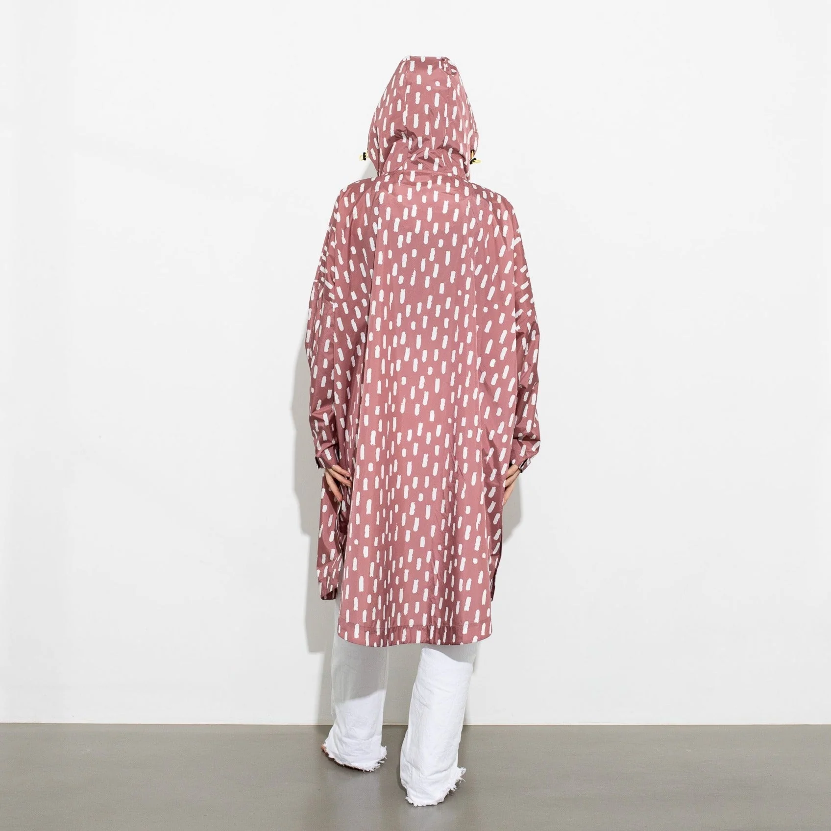 Raincoat drops mauve/white - Image 12
