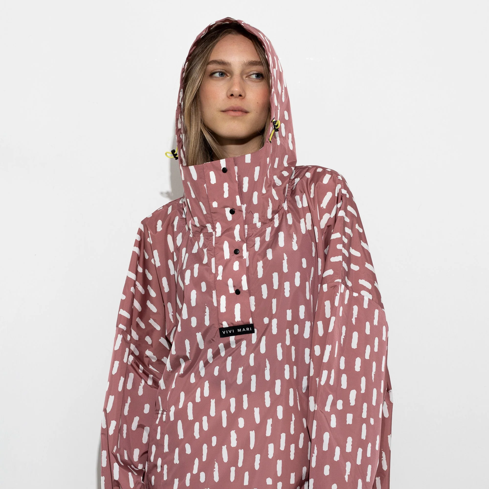 Raincoat drops mauve/white - Image 13
