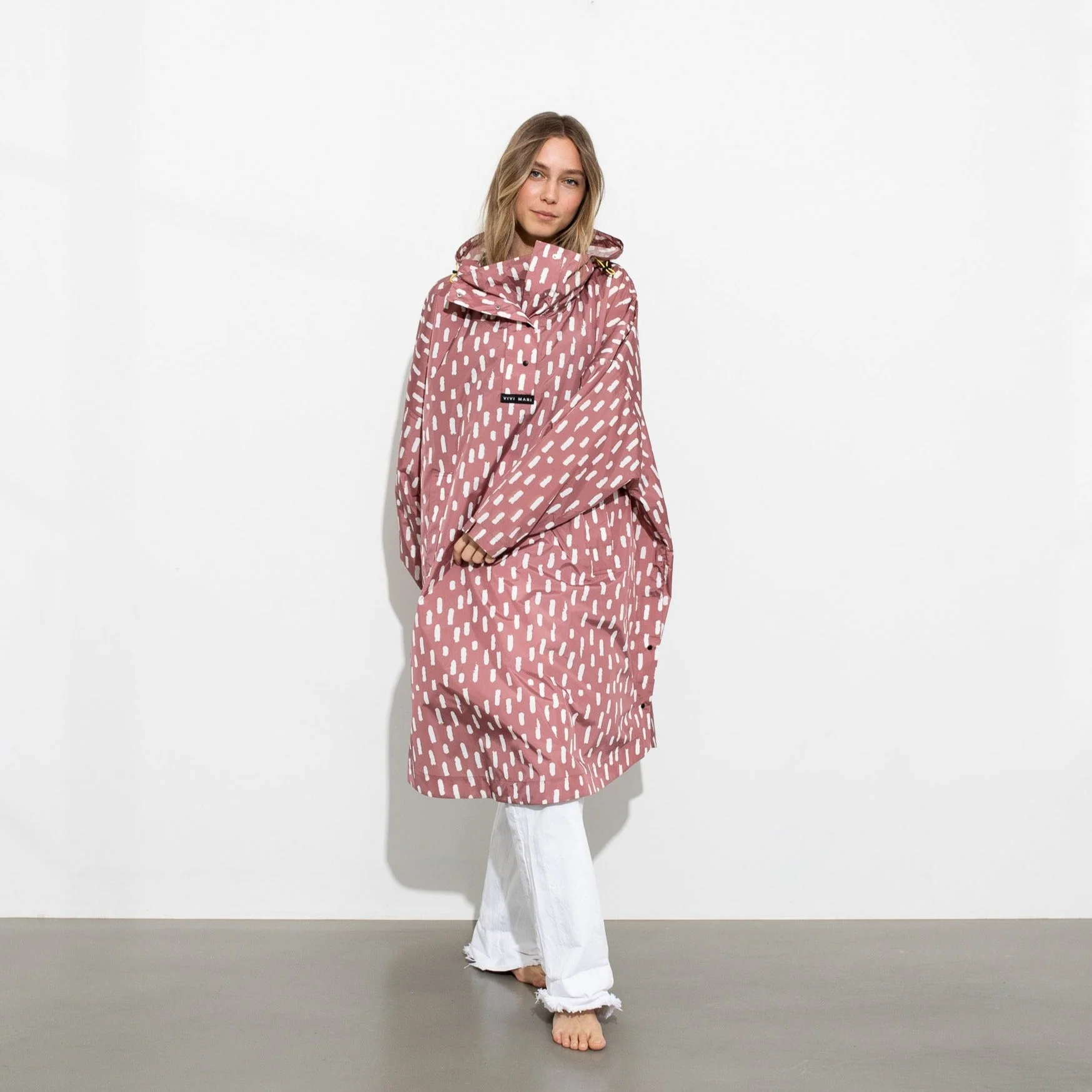 Raincoat drops mauve/white - Image 14
