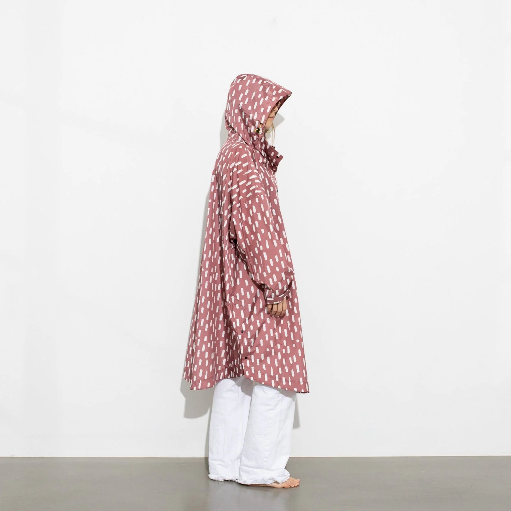 Raincoat drops mauve/white - Image 15
