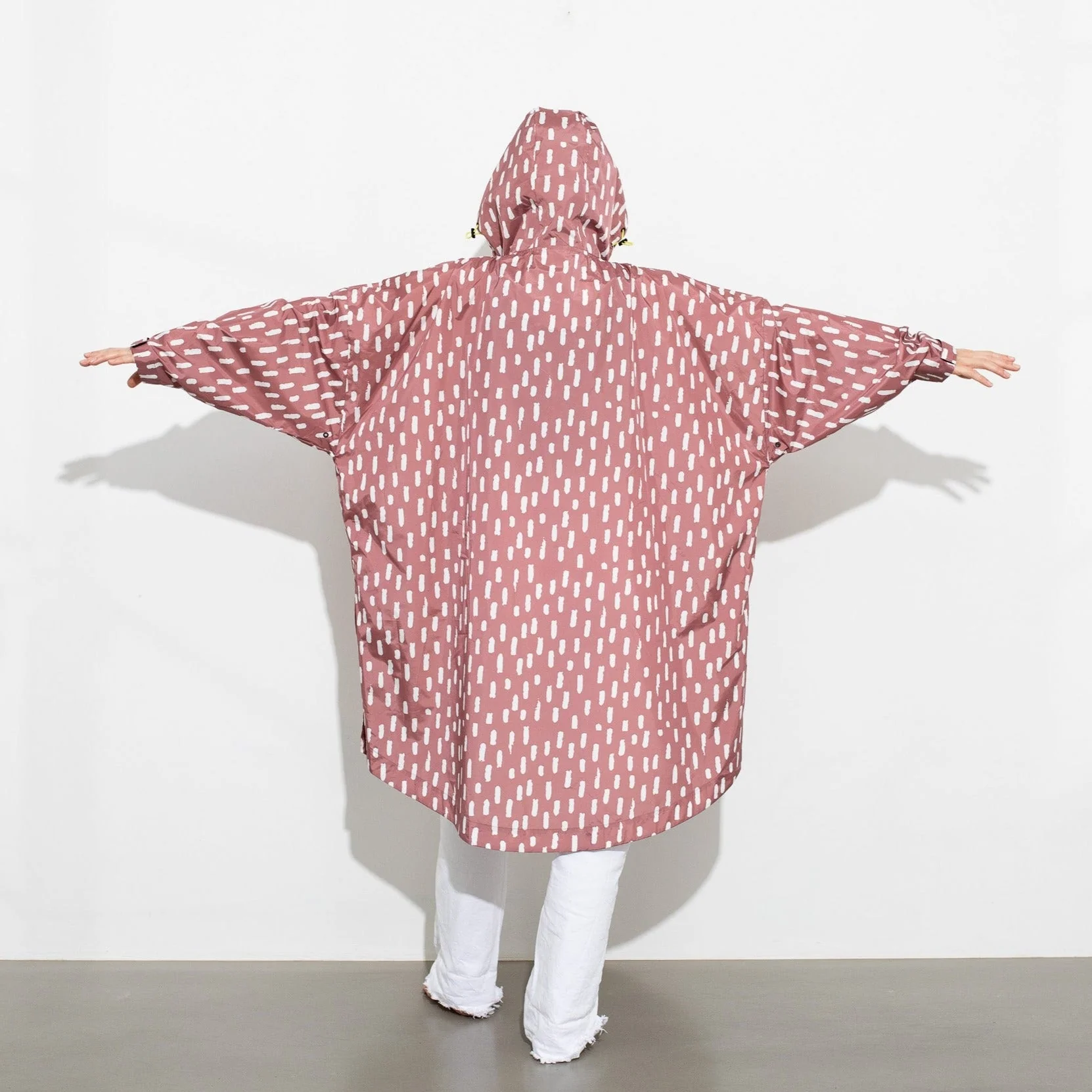 Raincoat drops mauve/white - Image 17