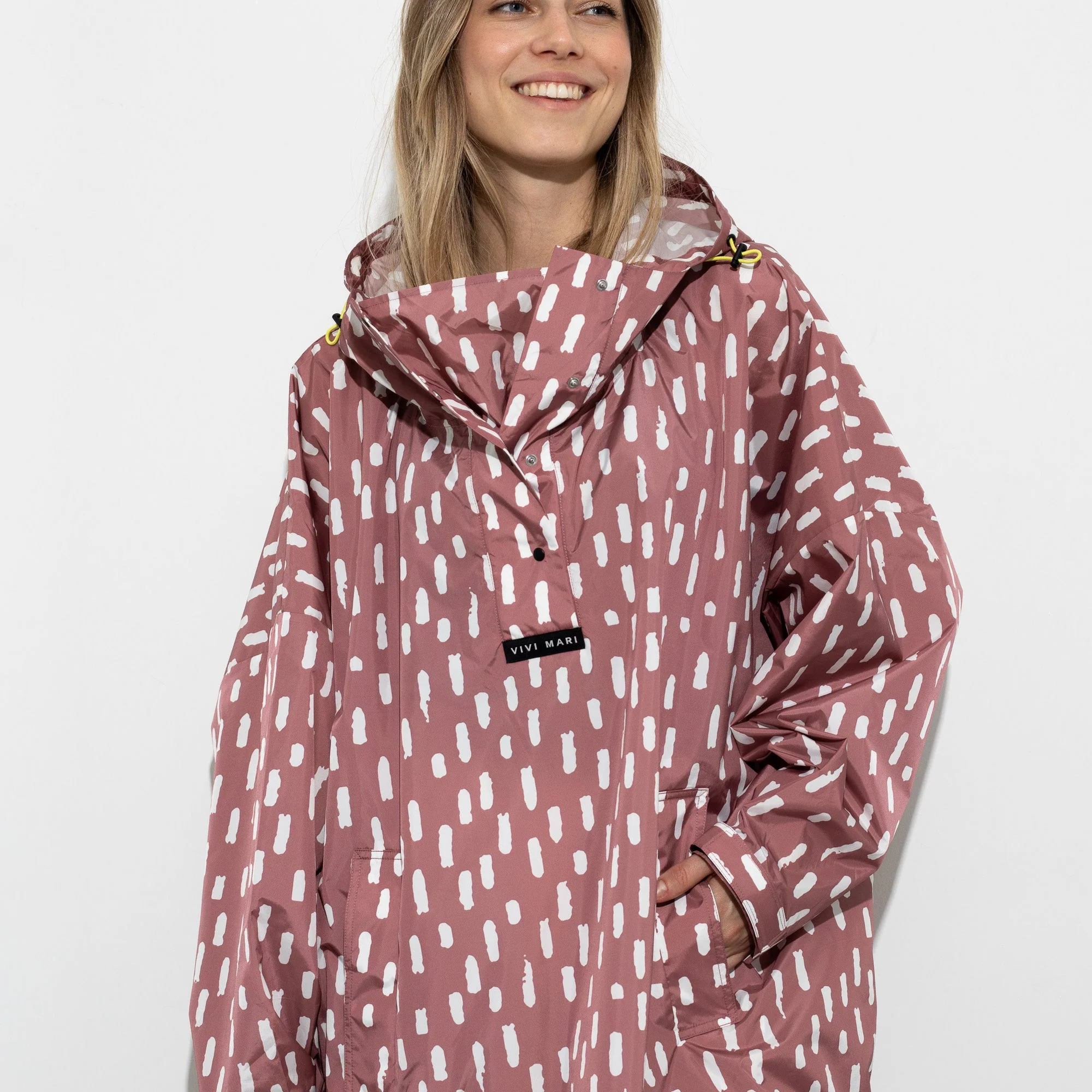 Raincoat drops mauve/white - Image 8
