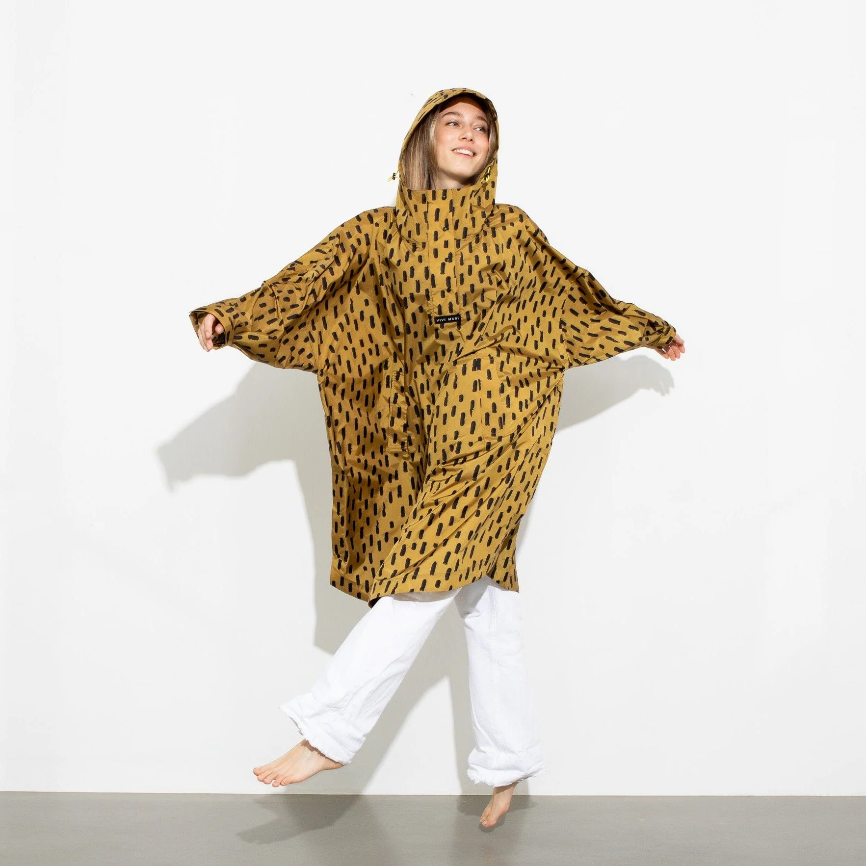 Raincoat drops mustard/black - Image 10