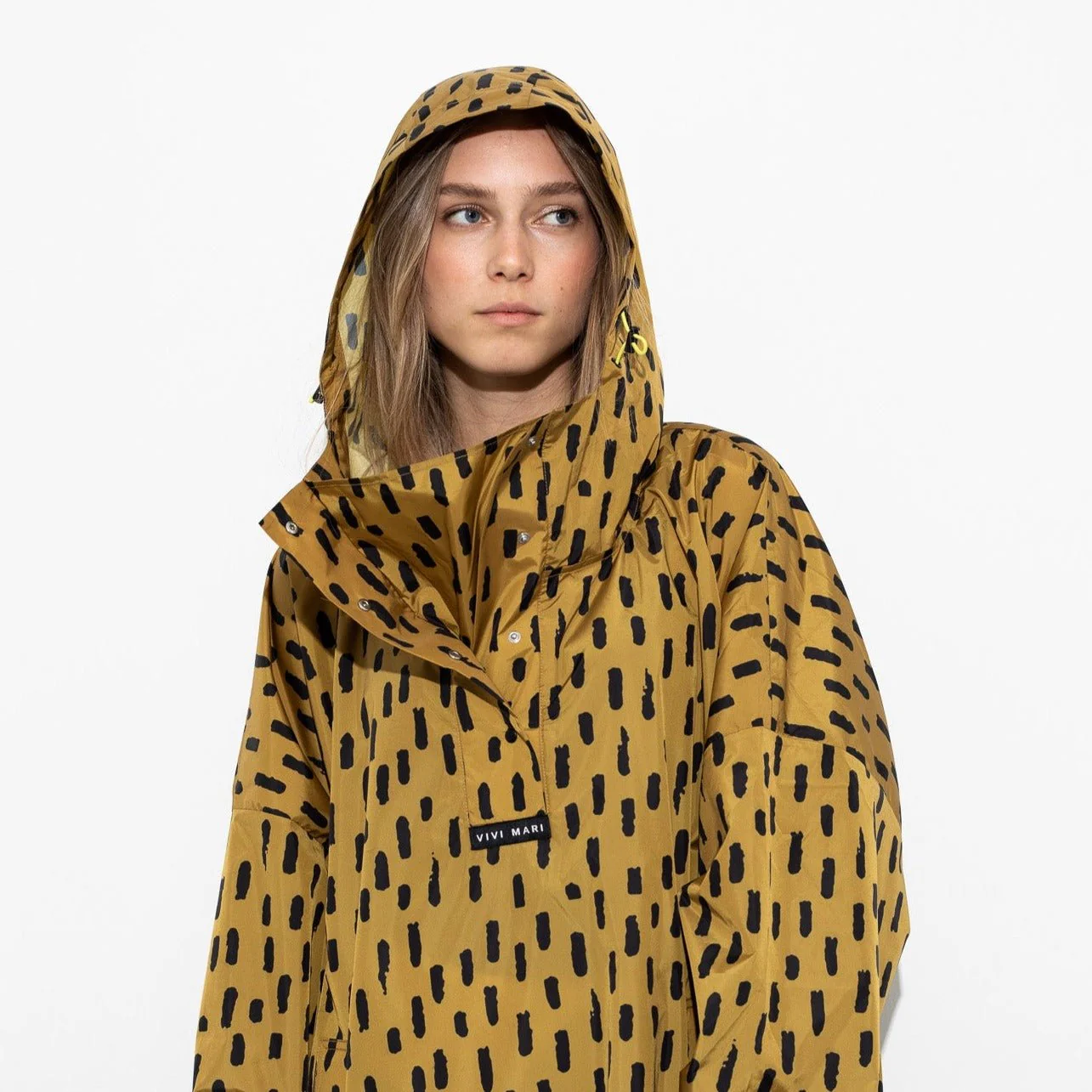 Raincoat drops mustard/black - Image 14