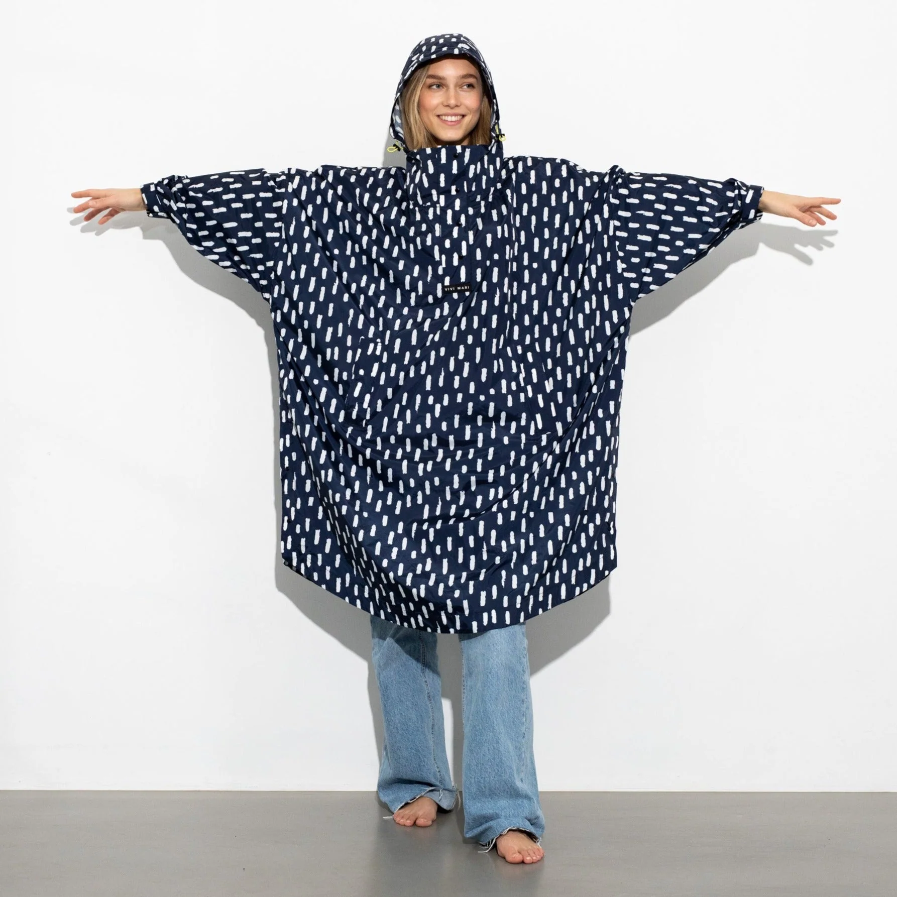 Raincoat drops navy/white - Image 10