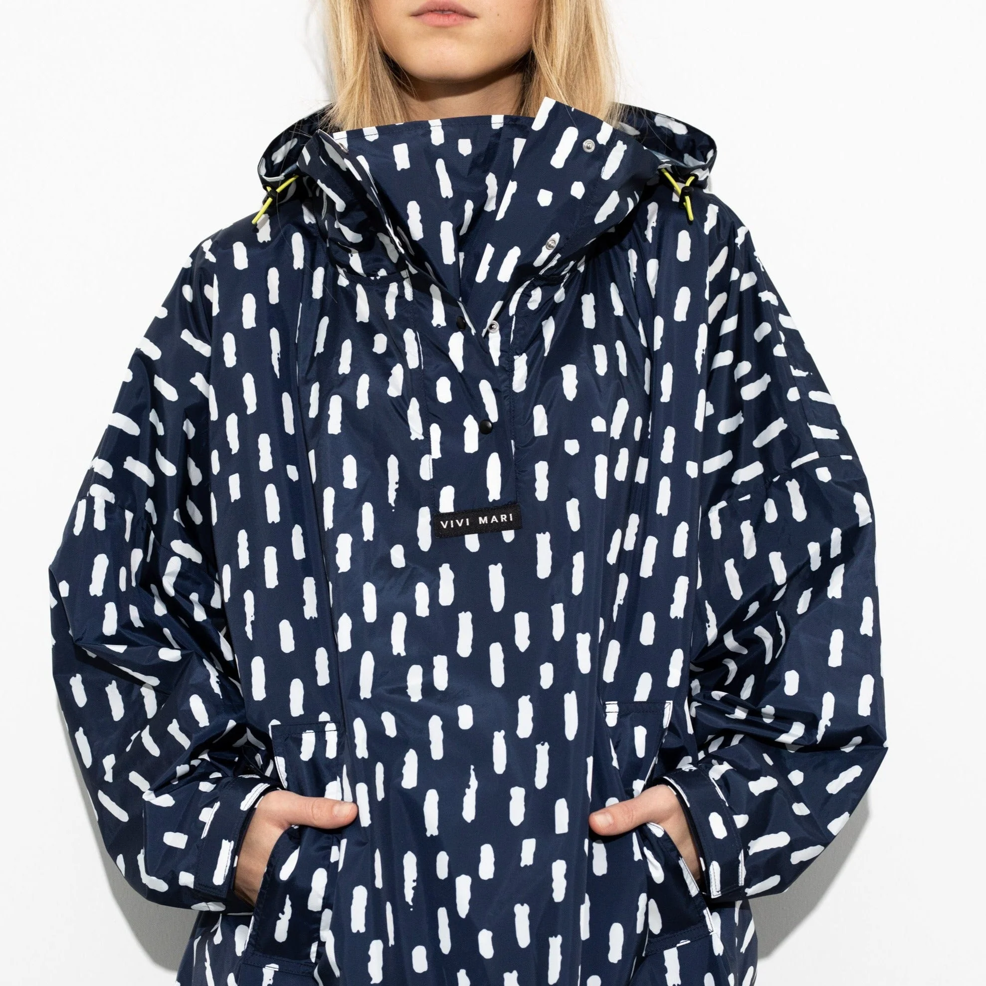 Raincoat drops navy/white - Image 11
