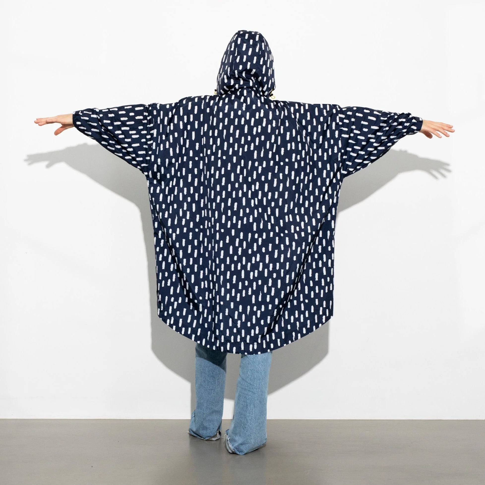 Raincoat drops navy/white - Image 12