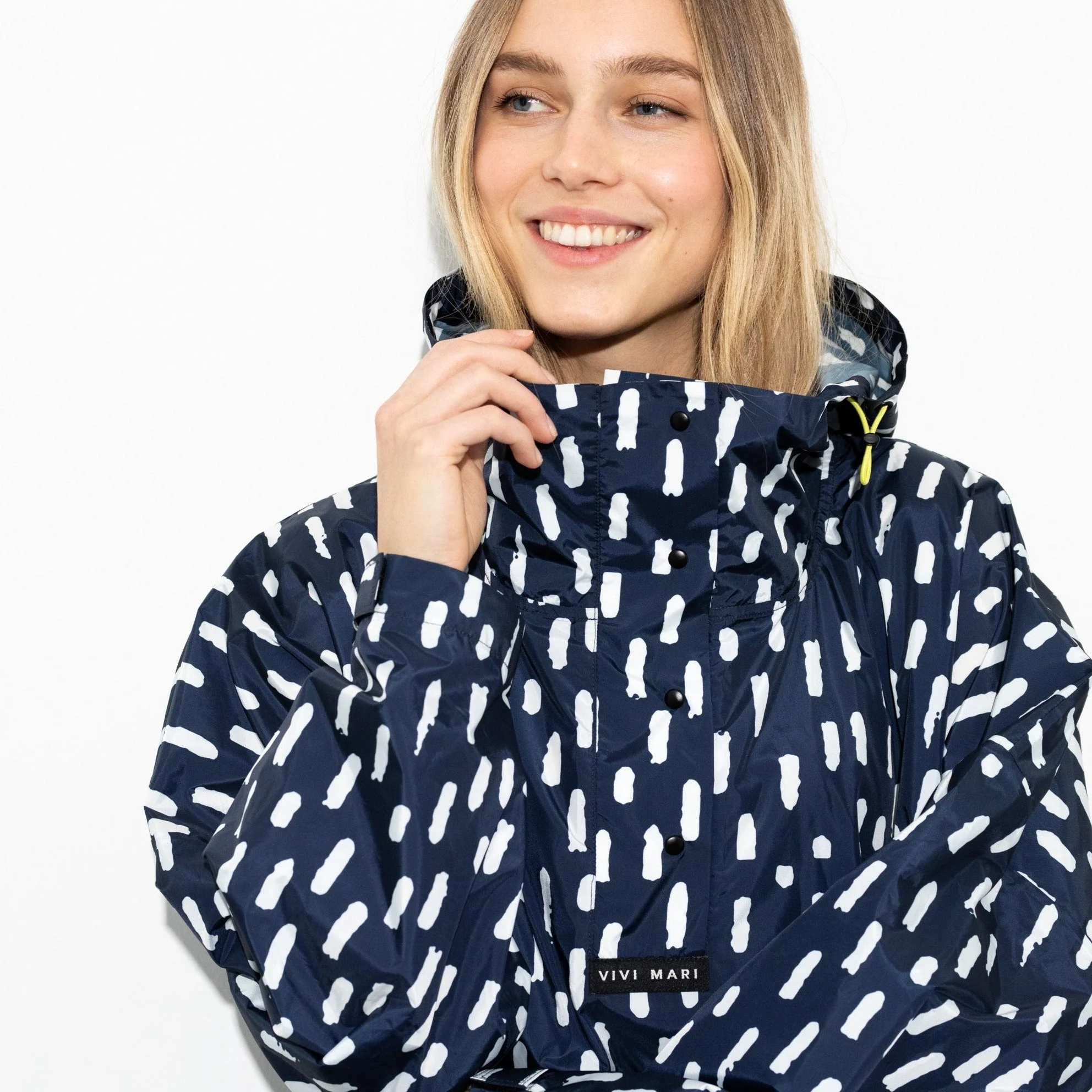 Raincoat drops navy/white - Image 16