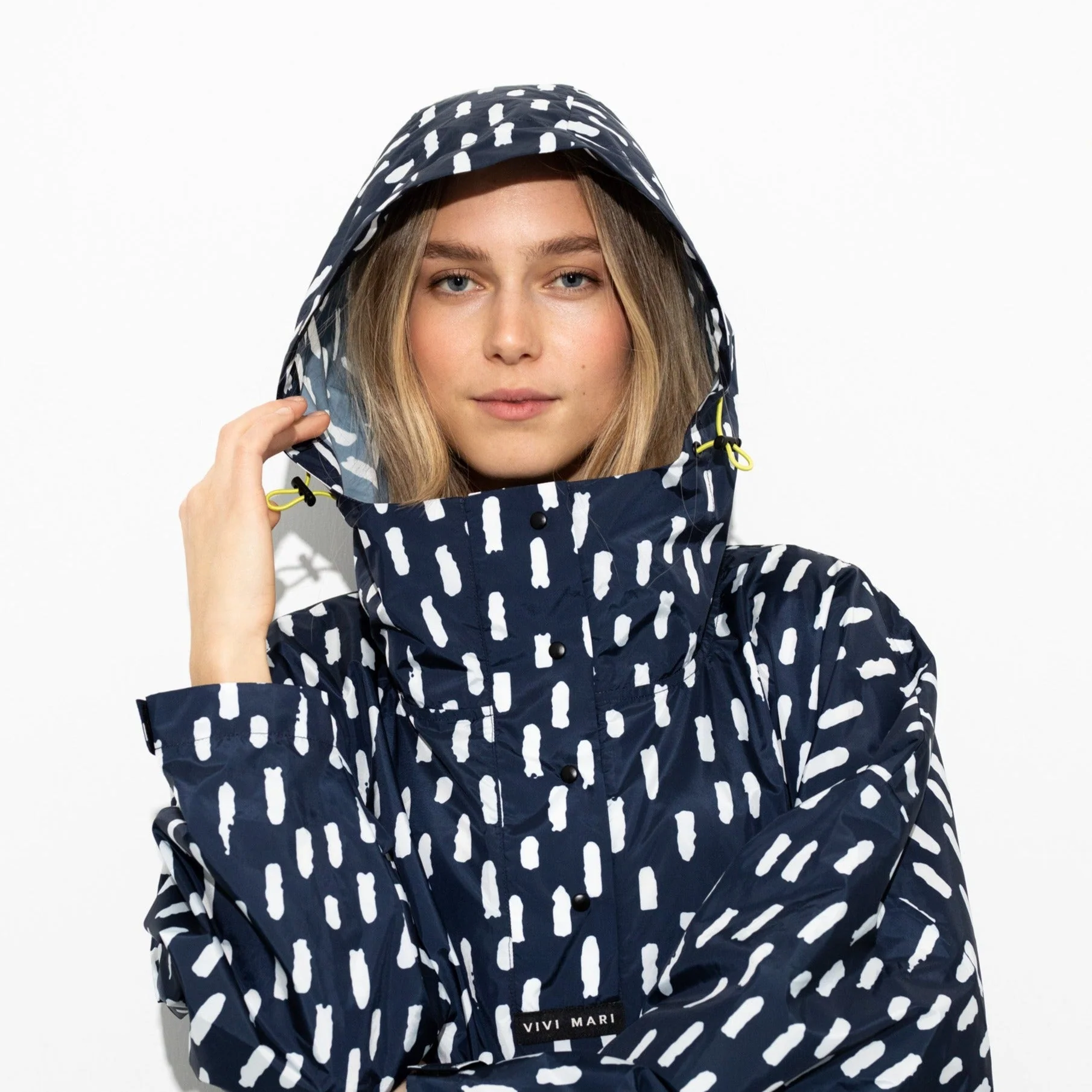 Raincoat drops navy/white - Image 3