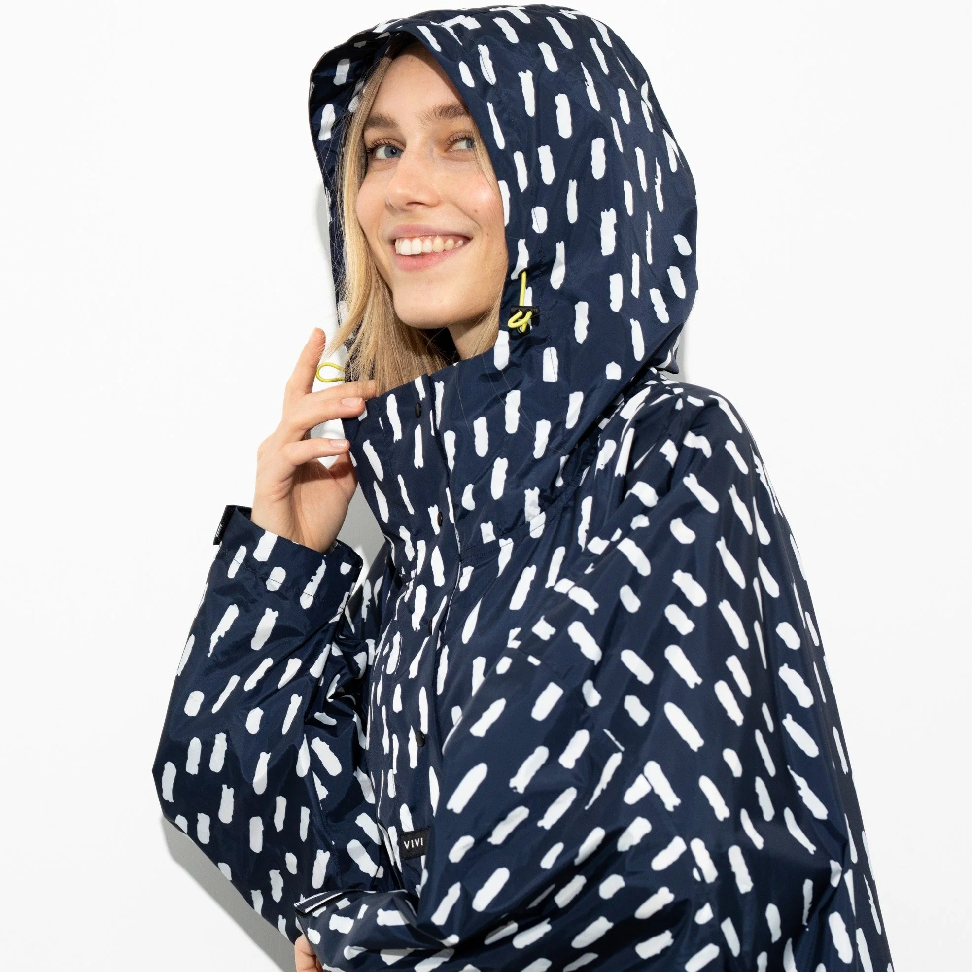 Raincoat drops navy/white - Image 7