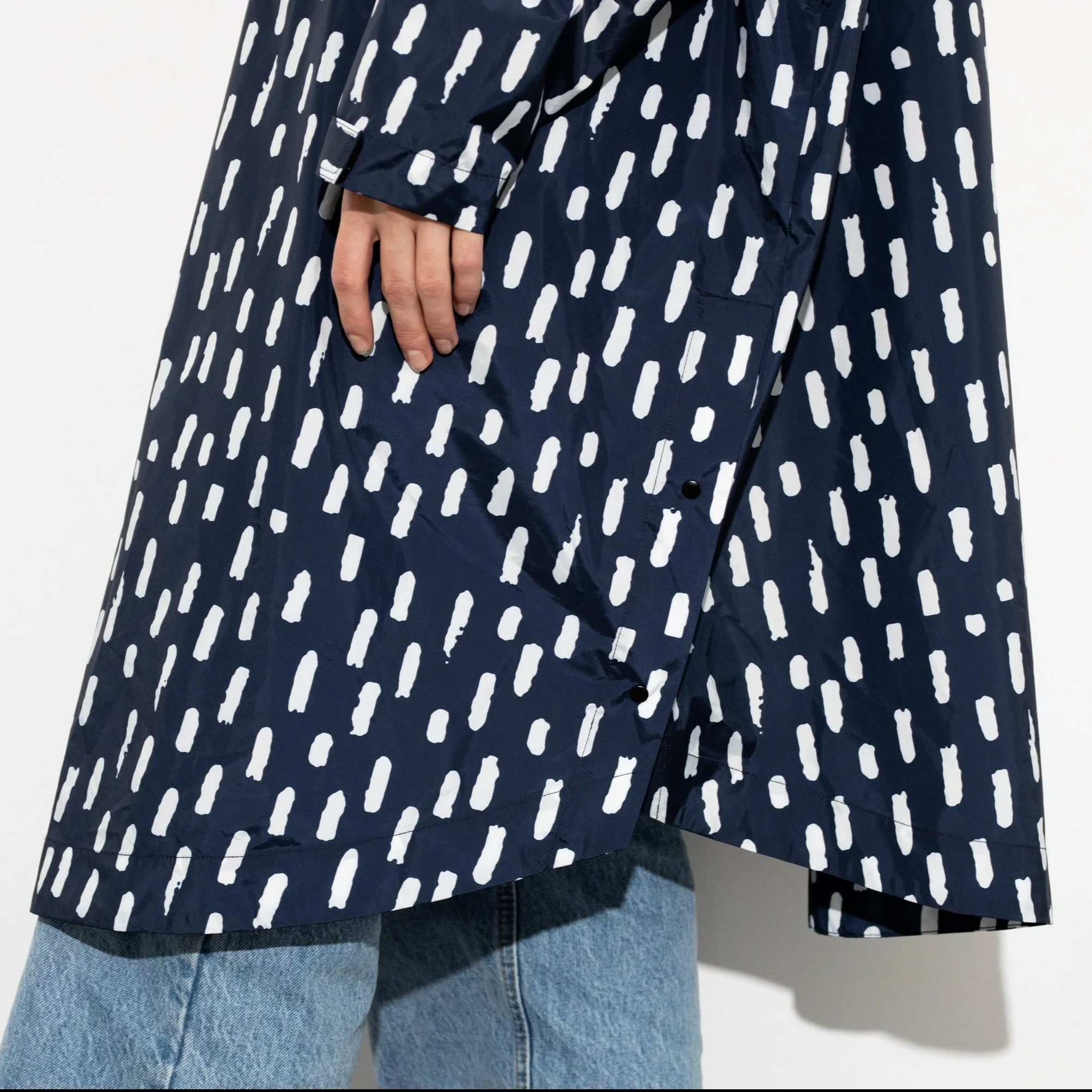 Raincoat drops navy/white - Image 9