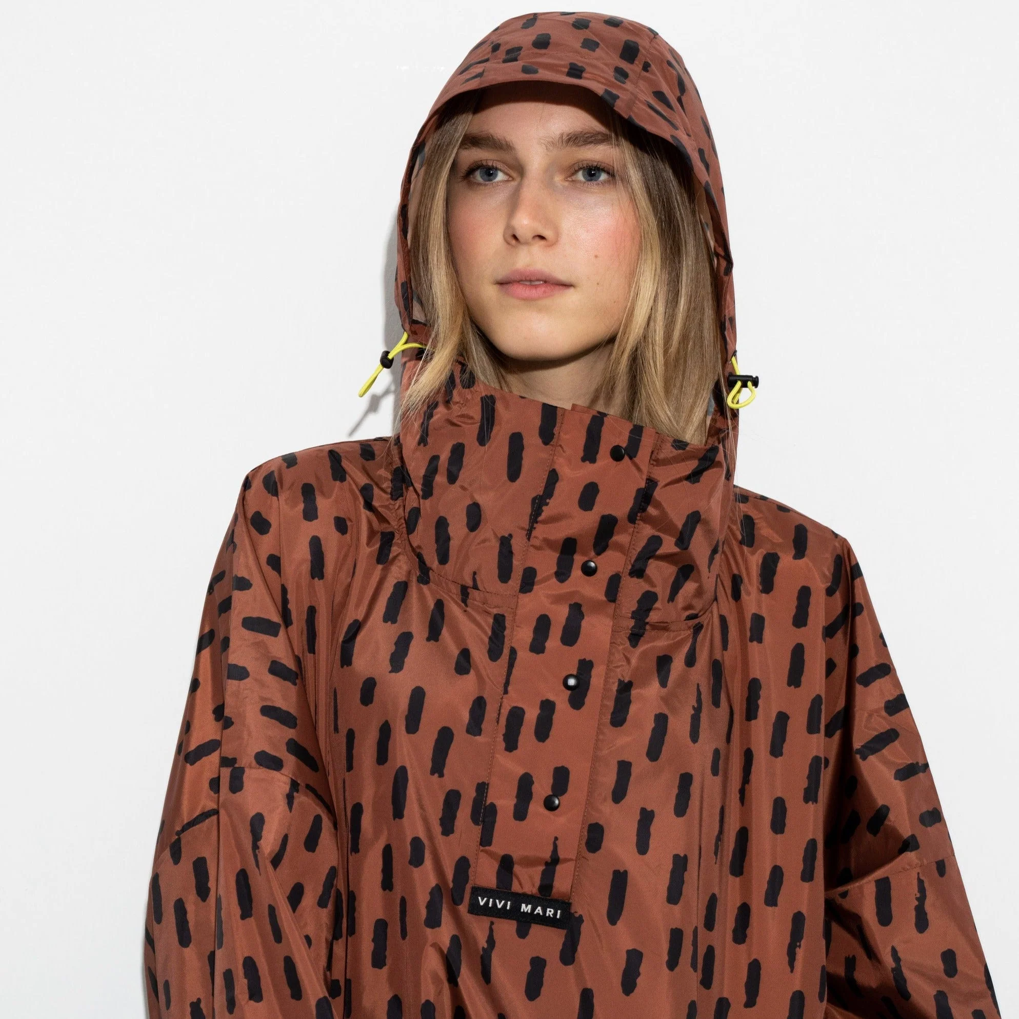 Raincoat drops rust/black - Image 10
