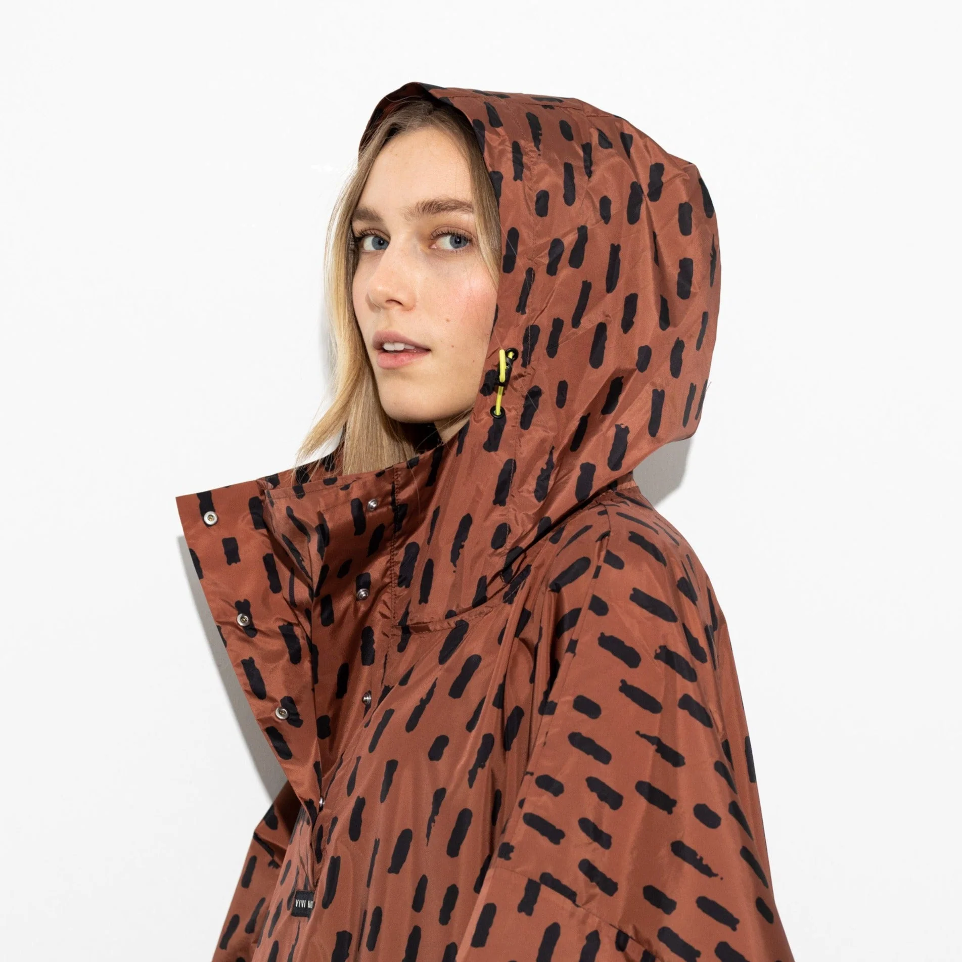 Raincoat drops rust/black - Image 11
