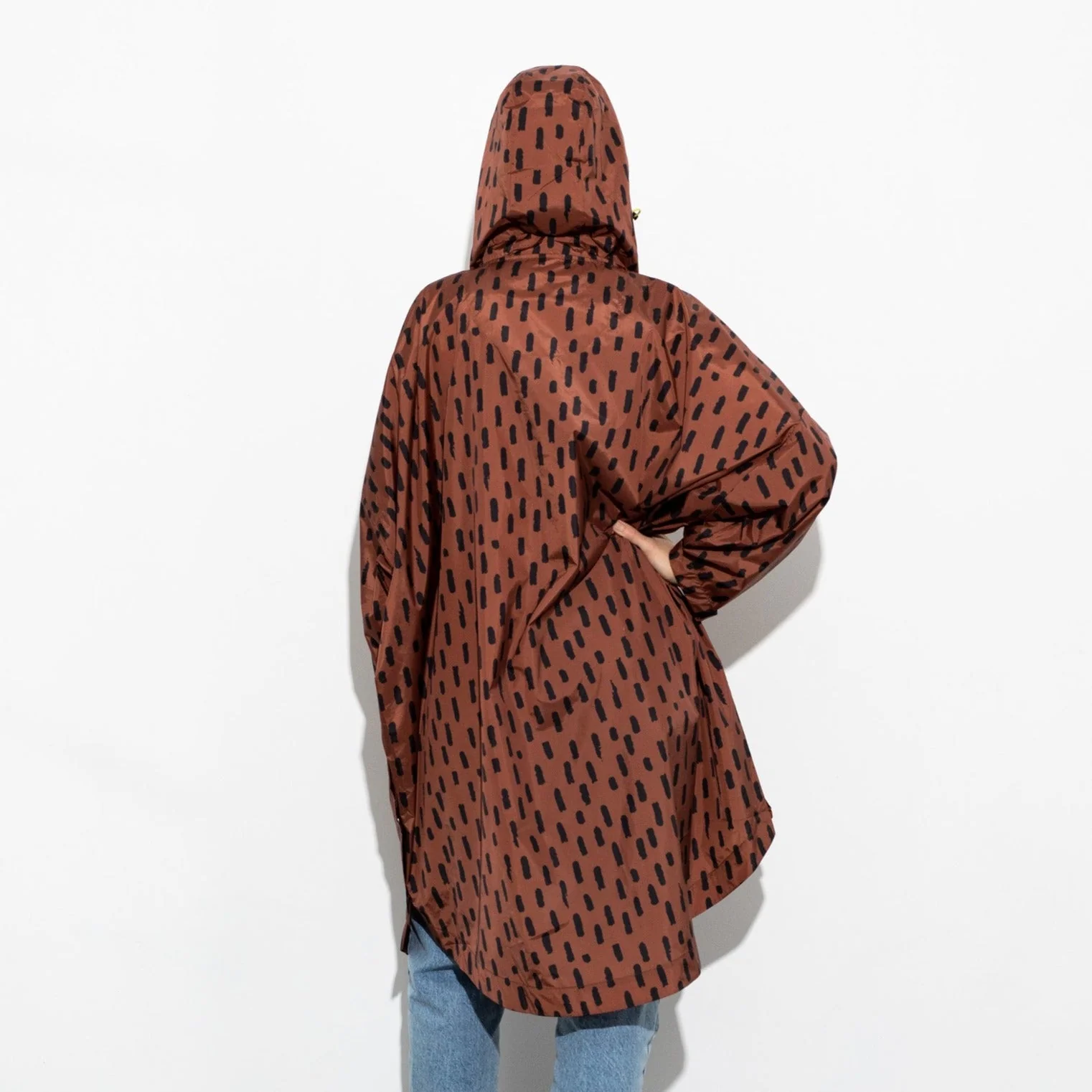 Raincoat drops rust/black - Image 12