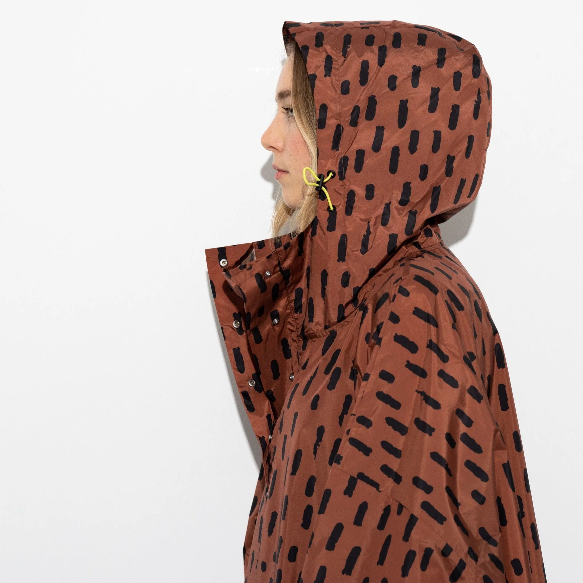 Raincoat drops rust/black - Image 15