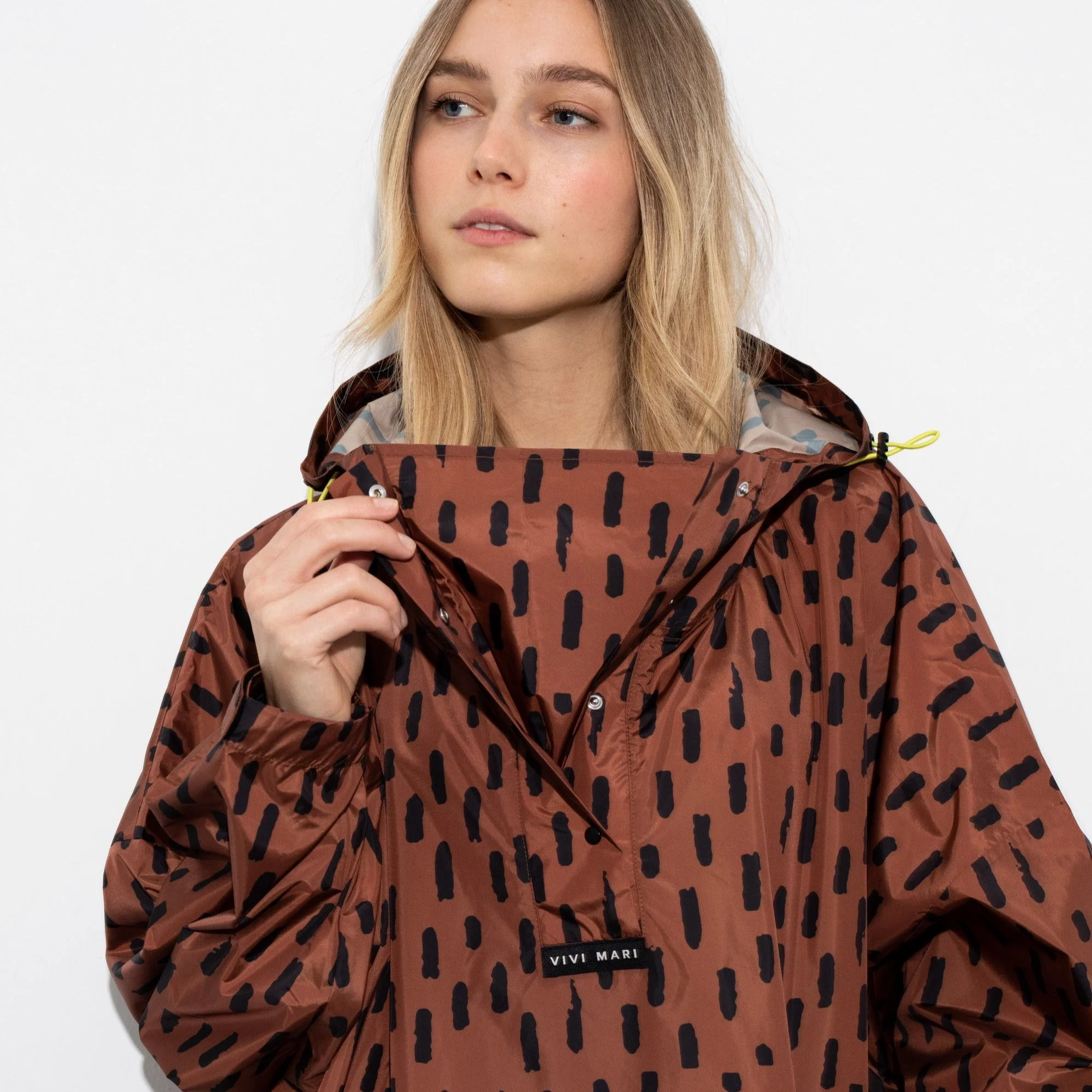 Raincoat drops rust/black - Image 3