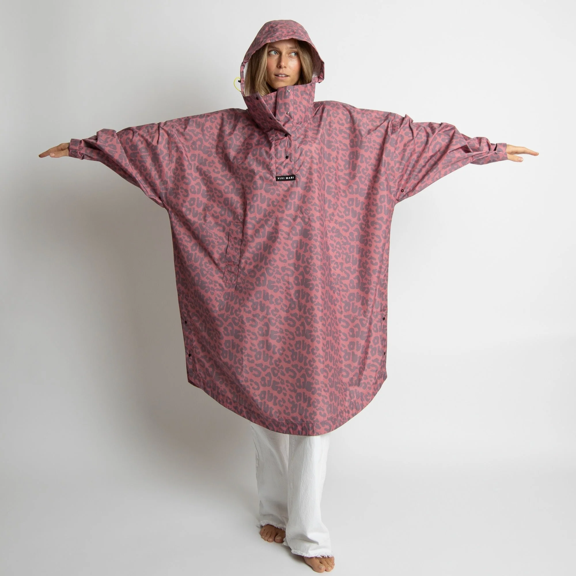 Raincoat leo splashes ash plum/light berry - Image 14