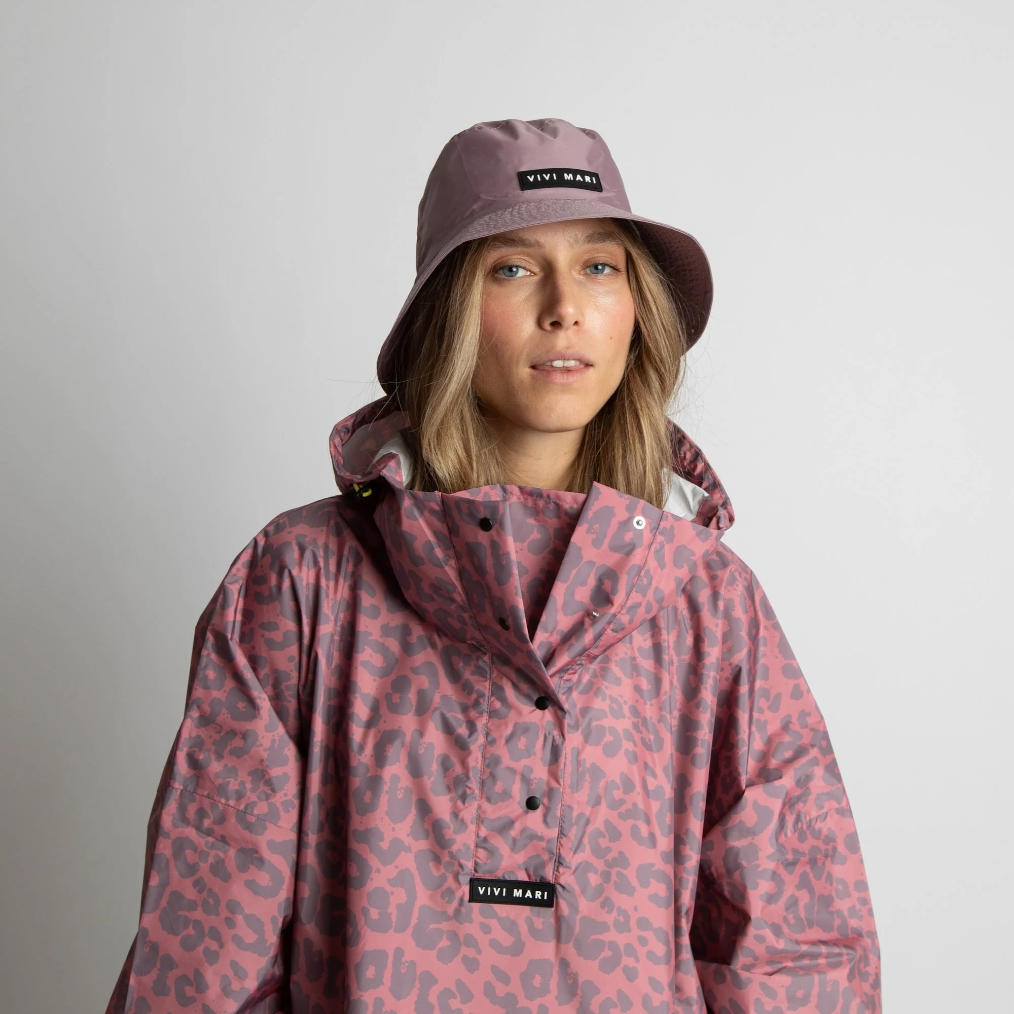 Raincoat leo splashes ash plum/light berry - Image 2