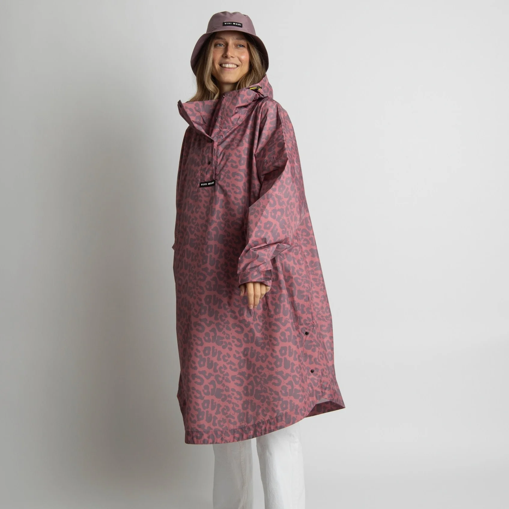 Raincoat leo splashes ash plum/light berry - Image 3