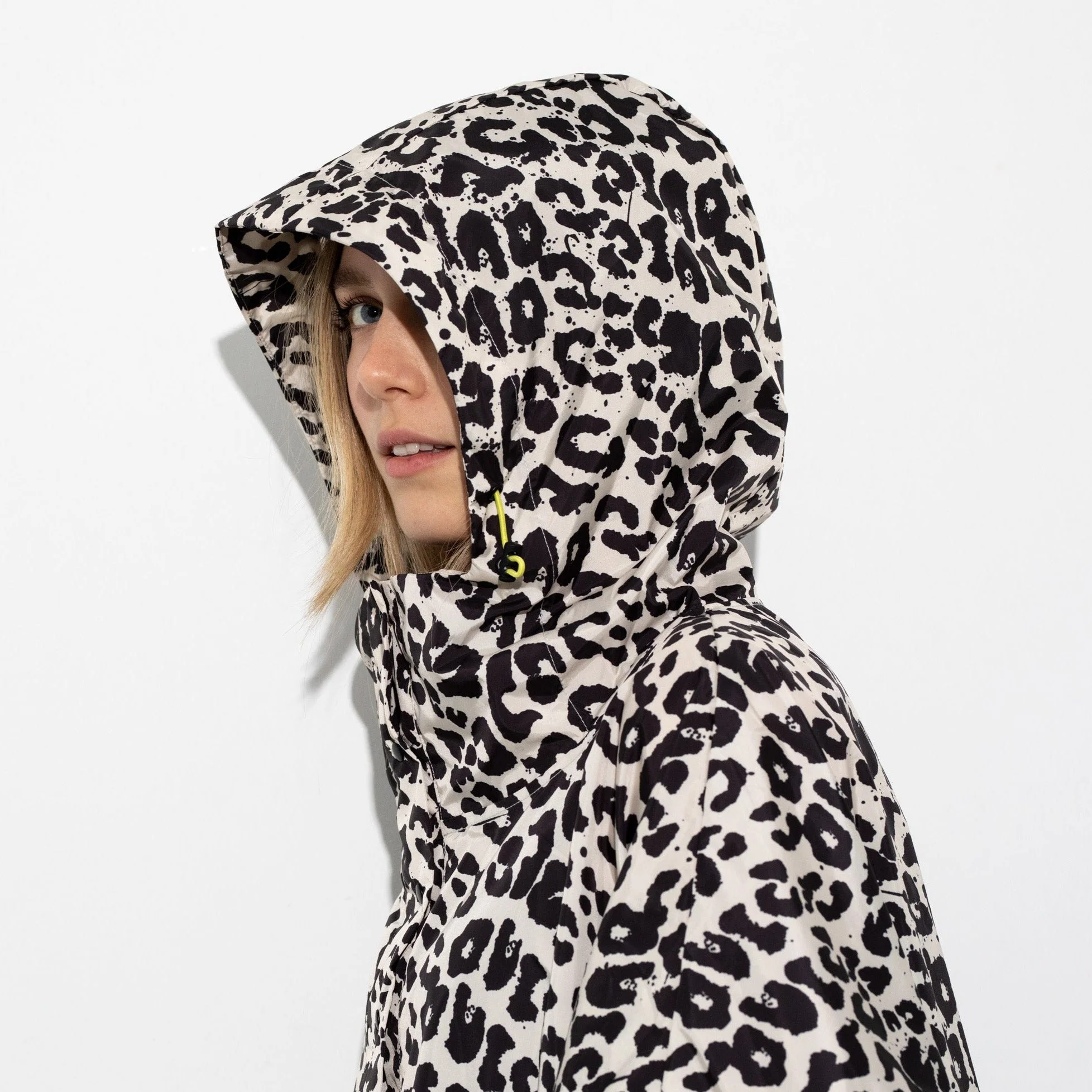 Raincoat leo splashes black/sand - Image 21