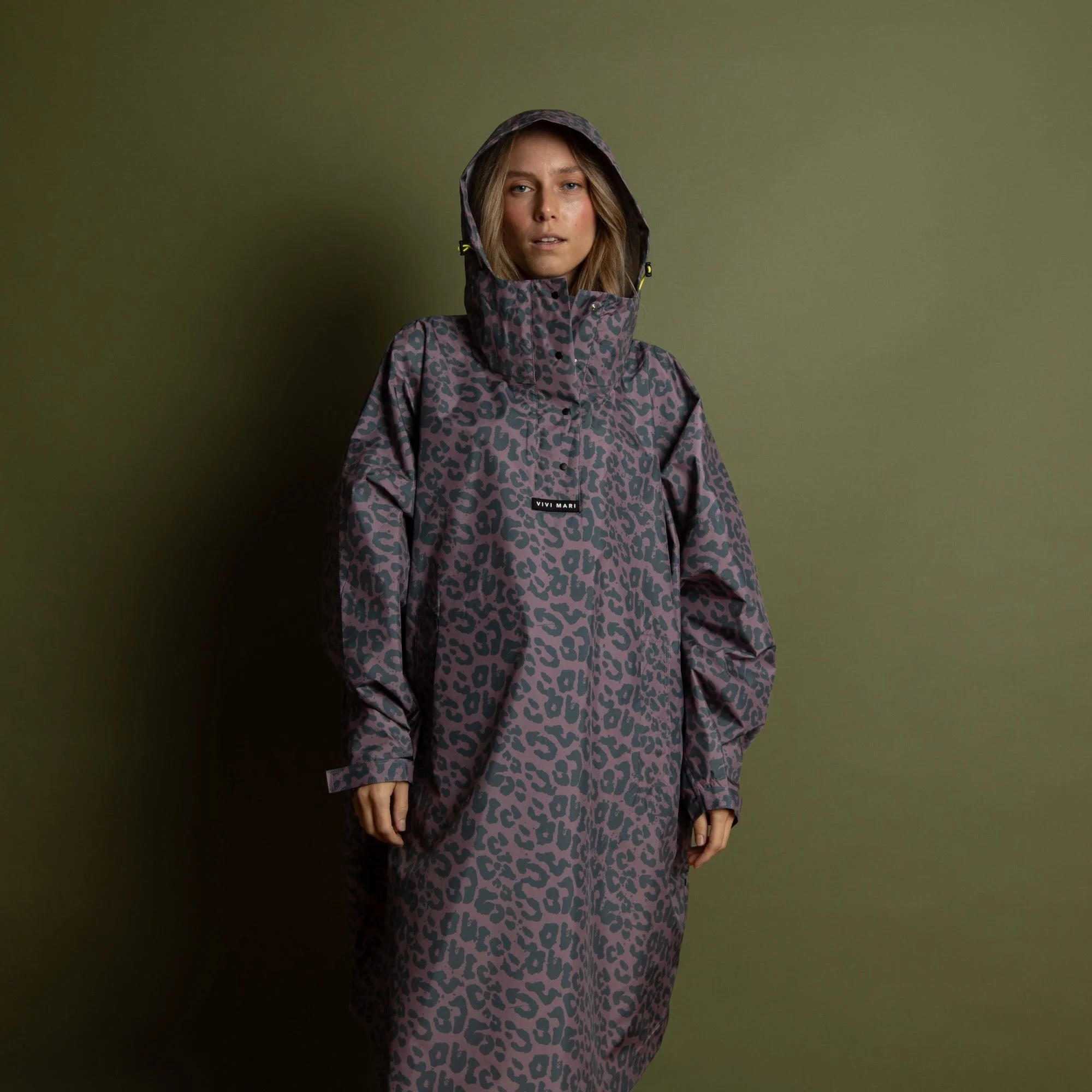 Raincoat leo splashes dark grey/ash plum - Image 10