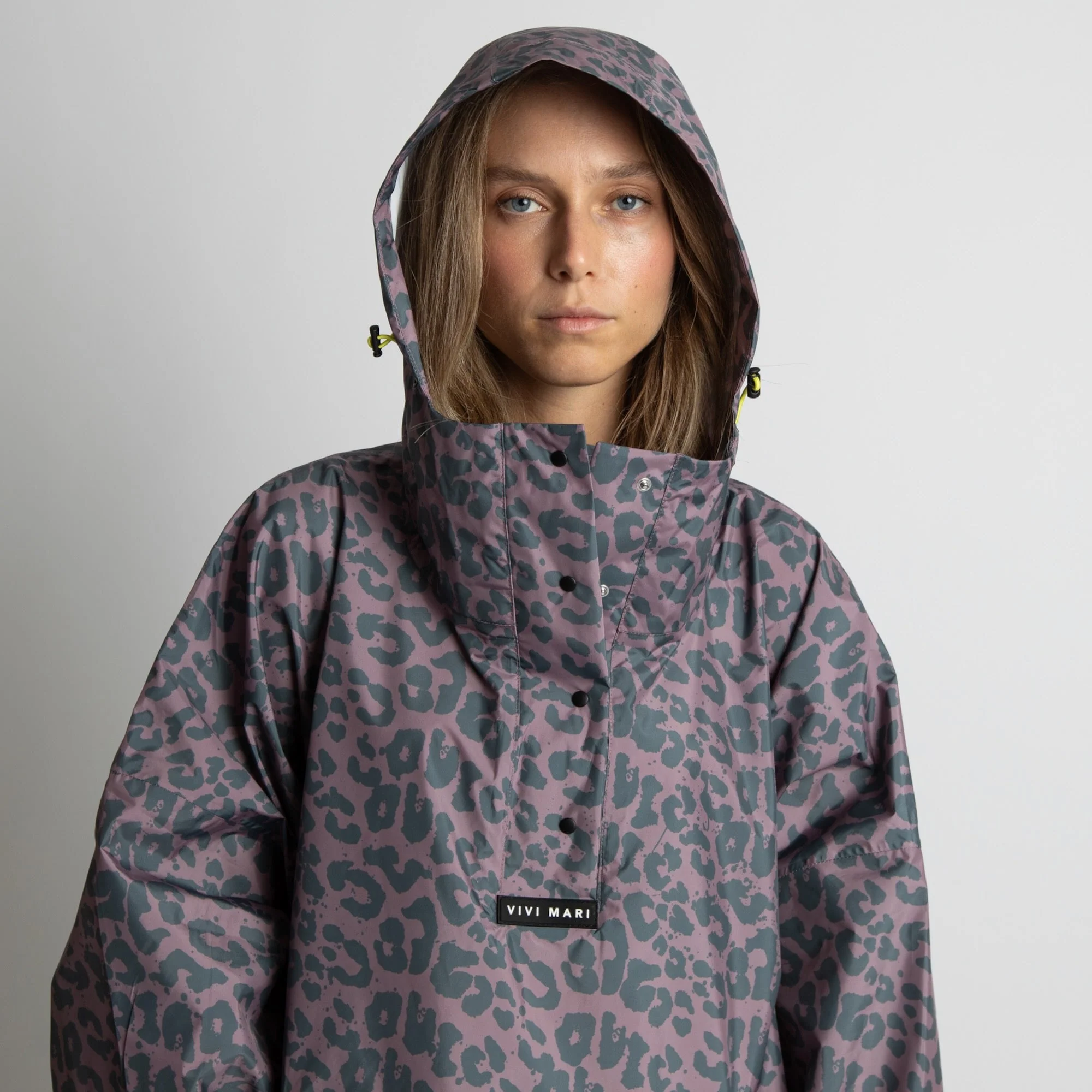 Raincoat leo splashes dark grey/ash plum - Image 12