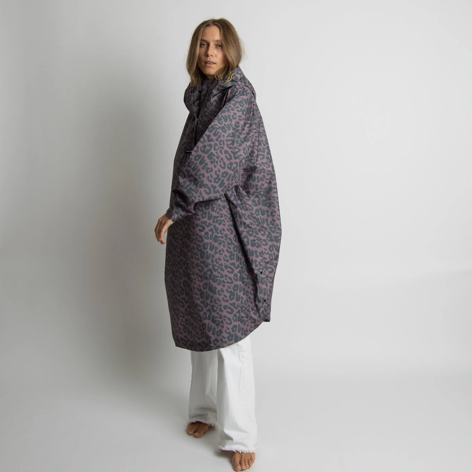 Raincoat leo splashes dark grey/ash plum - Image 13