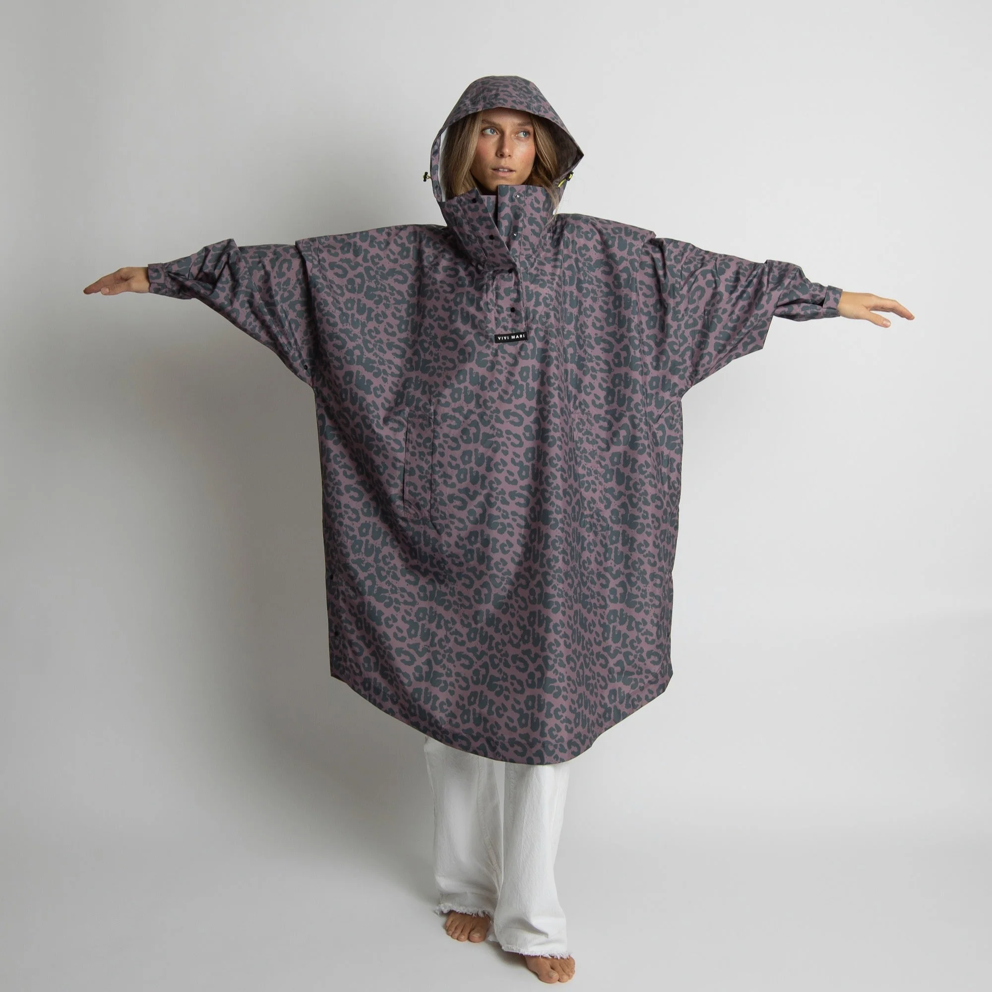 Raincoat leo splashes dark grey/ash plum - Image 14