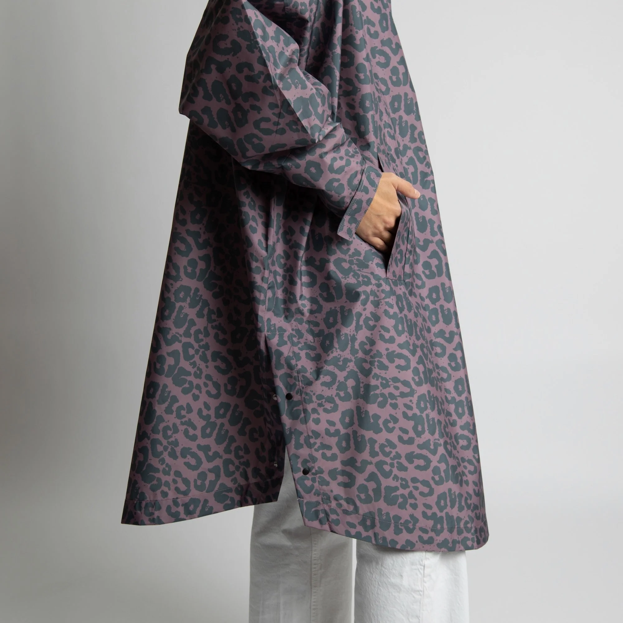 Raincoat leo splashes dark grey/ash plum - Image 15