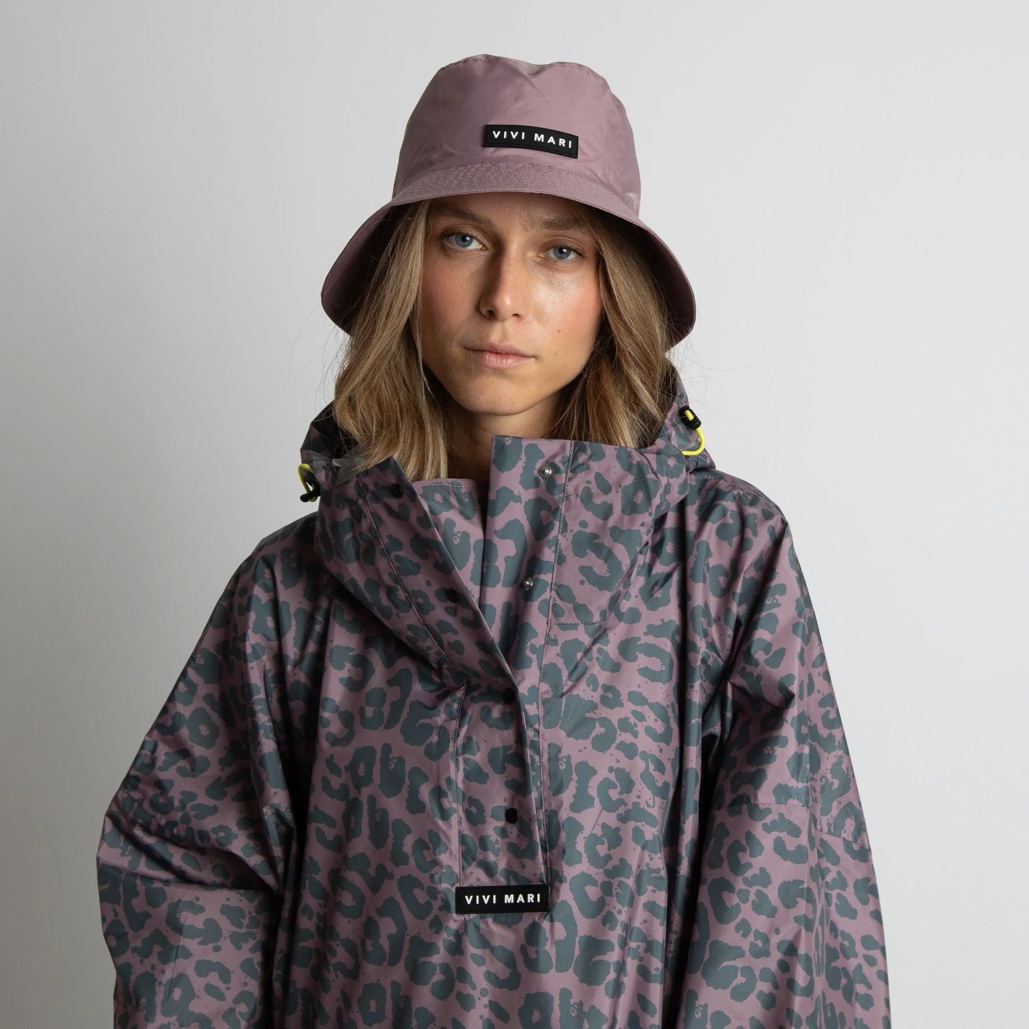 Raincoat leo splashes dark grey/ash plum - Image 3
