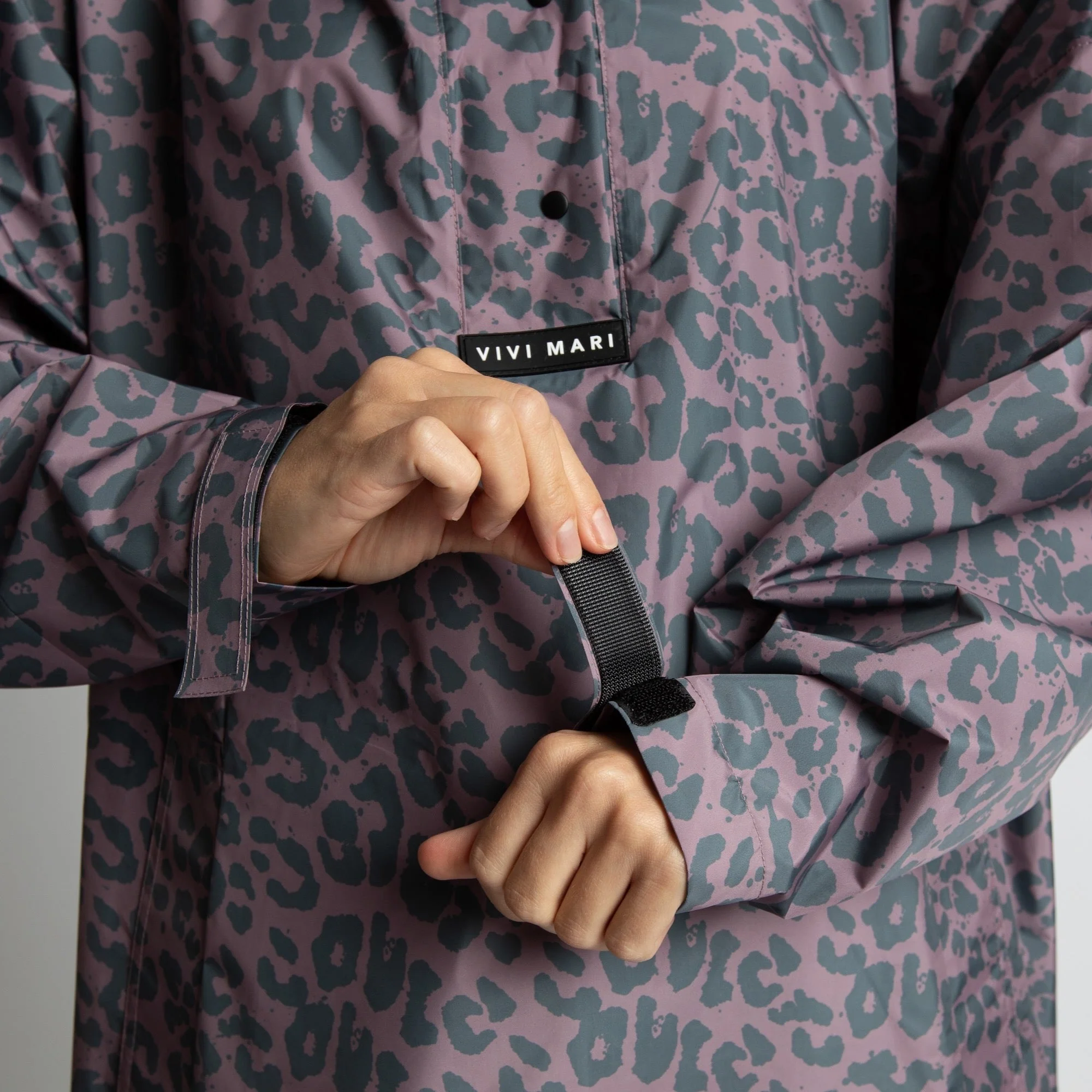 Raincoat leo splashes dark grey/ash plum - Image 6