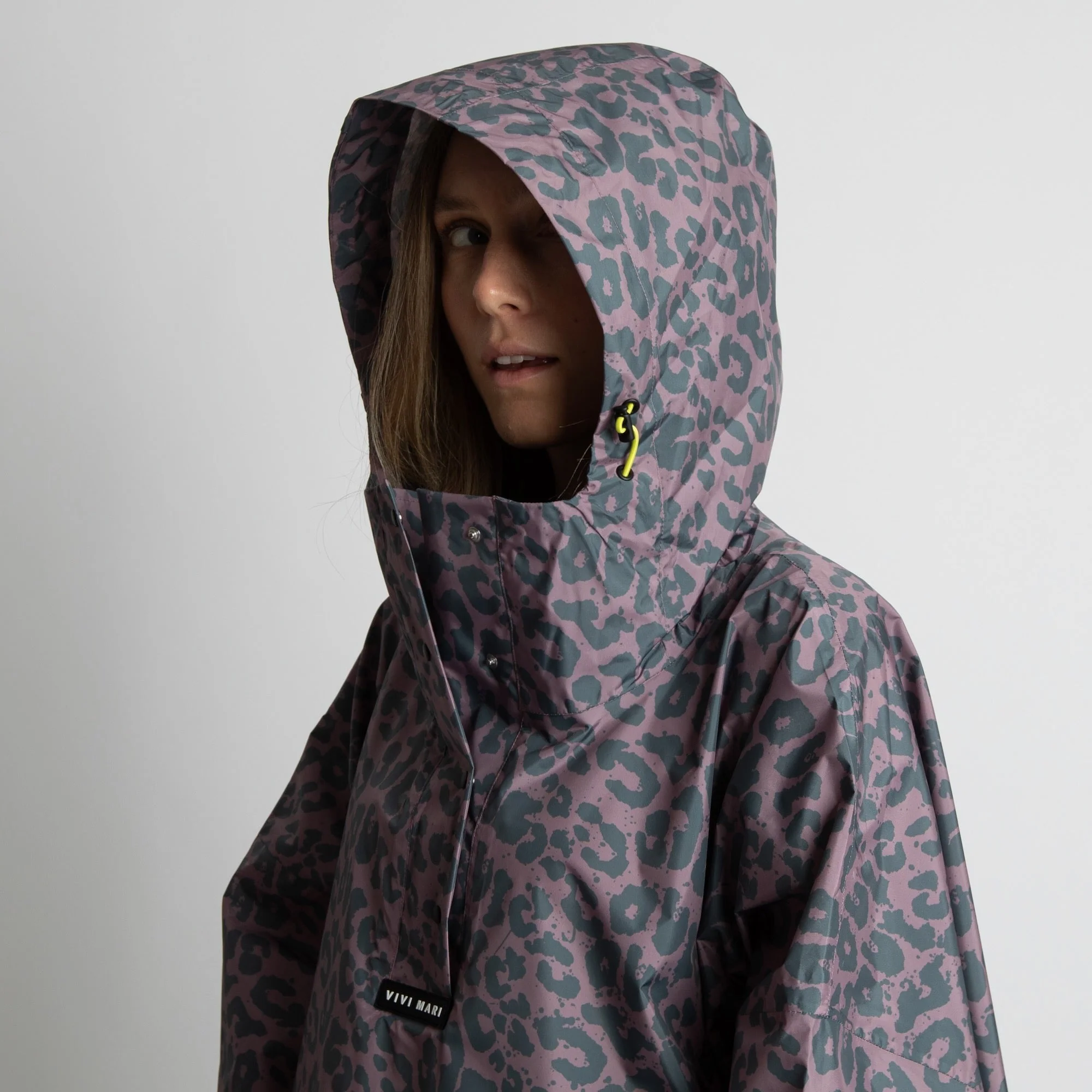 Raincoat leo splashes dark grey/ash plum - Image 7