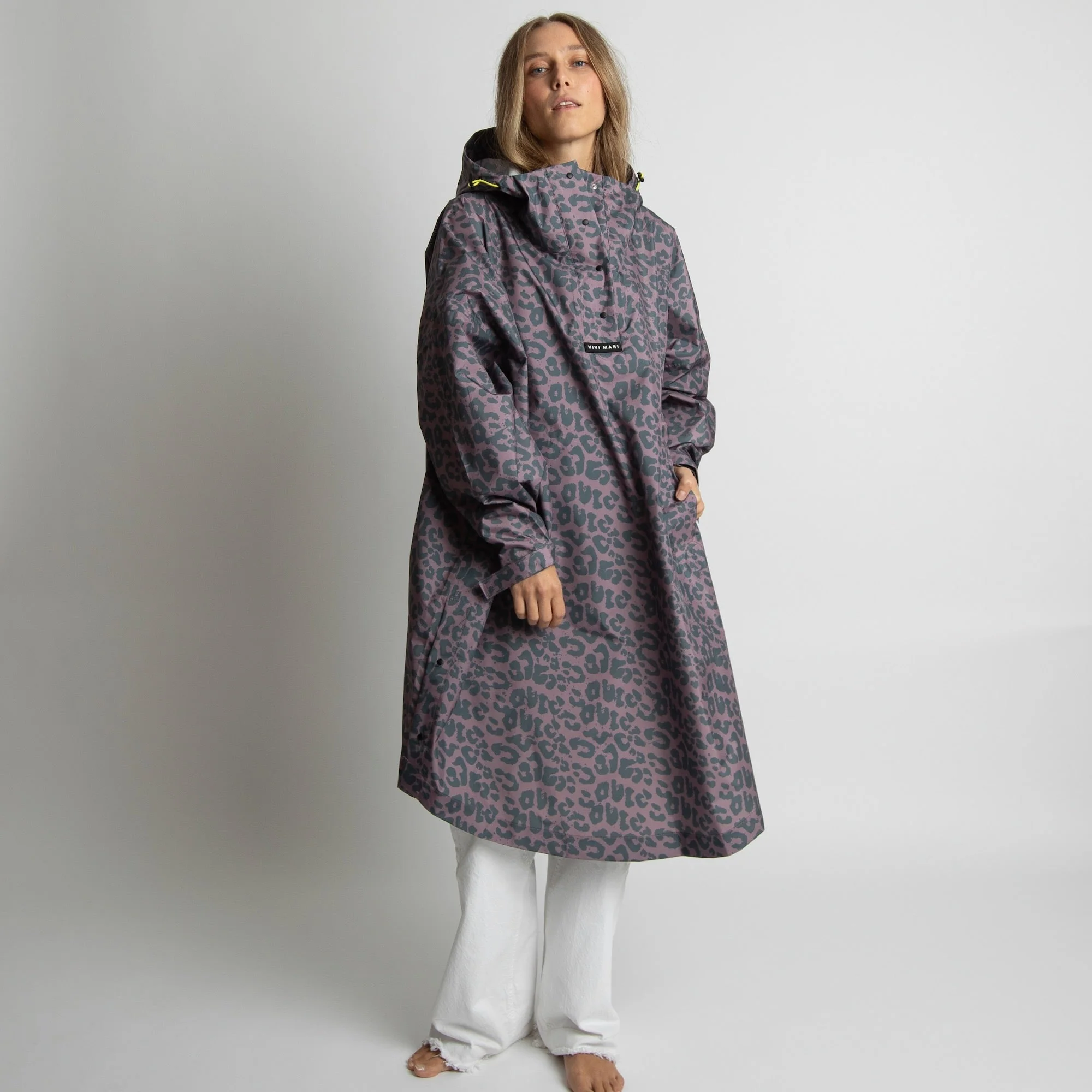 Raincoat leo splashes dark grey/ash plum - Image 8