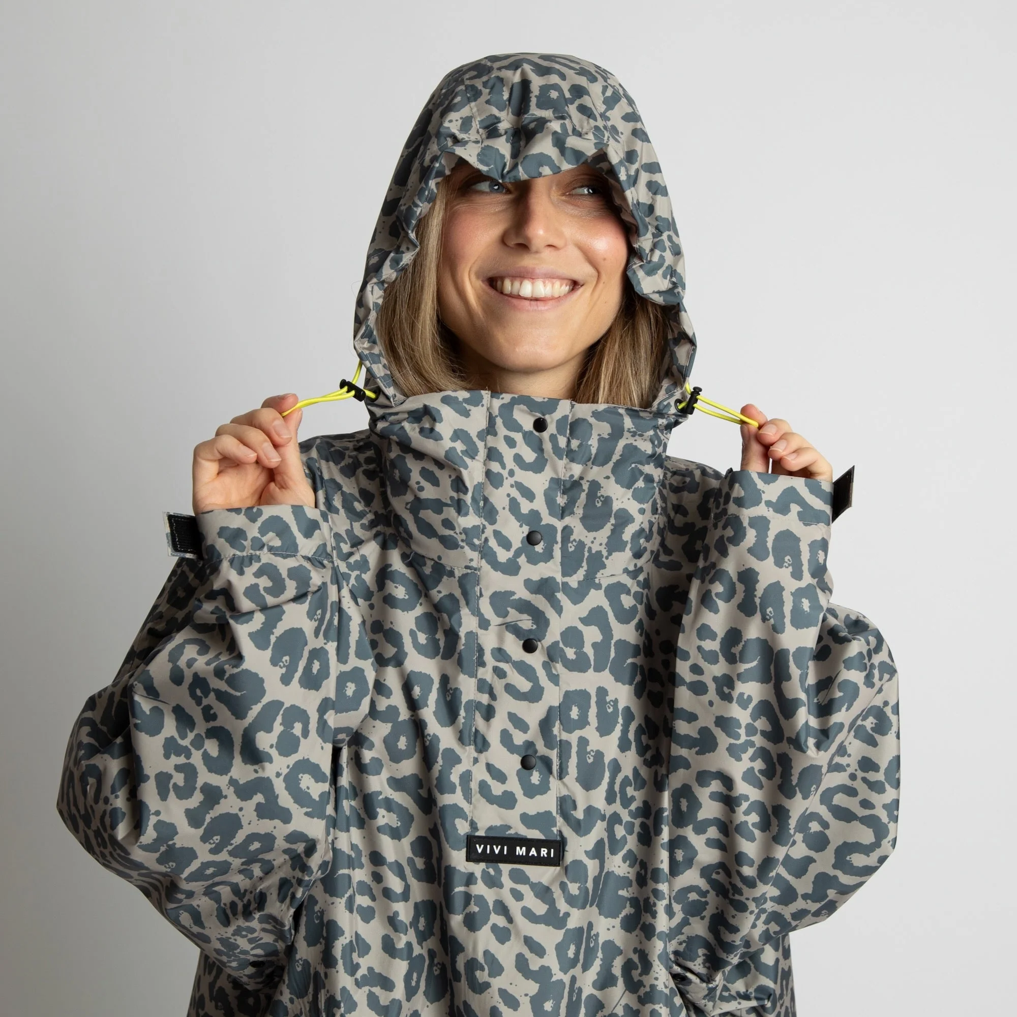 Raincoat leo splashes dark grey/mushroom - Image 5