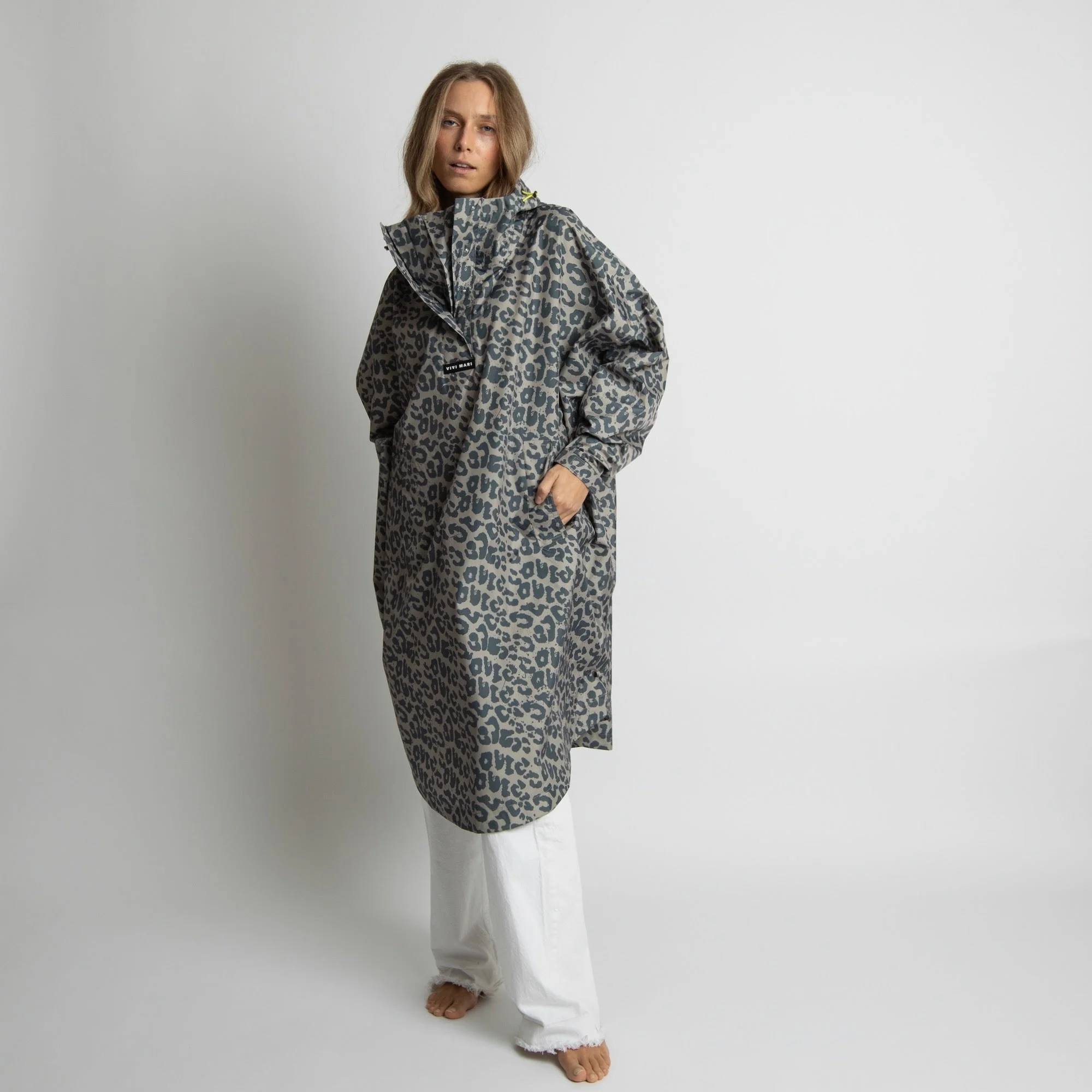 Raincoat leo splashes dark grey/mushroom - Image 8