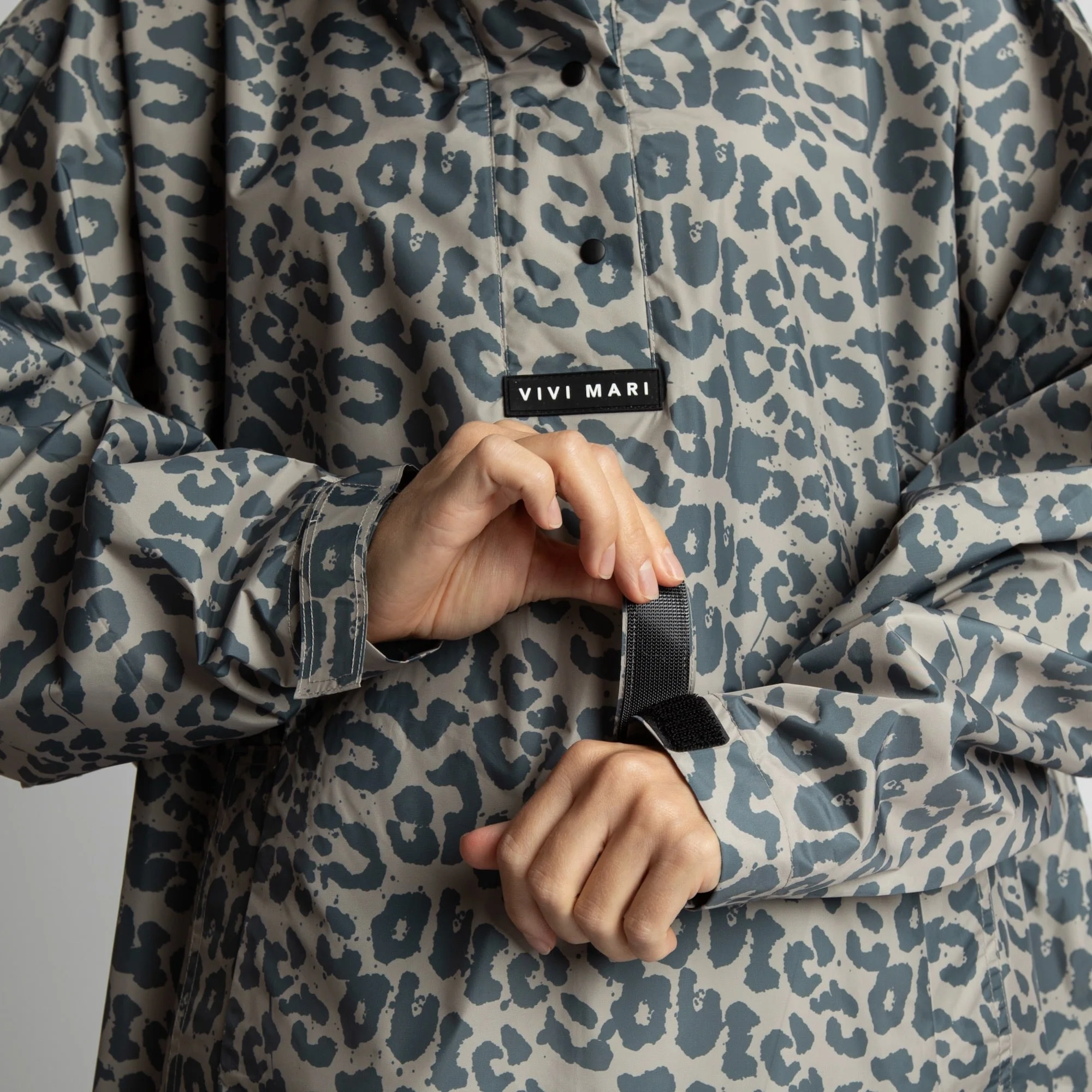 Raincoat leo splashes dark grey/mushroom - Image 9