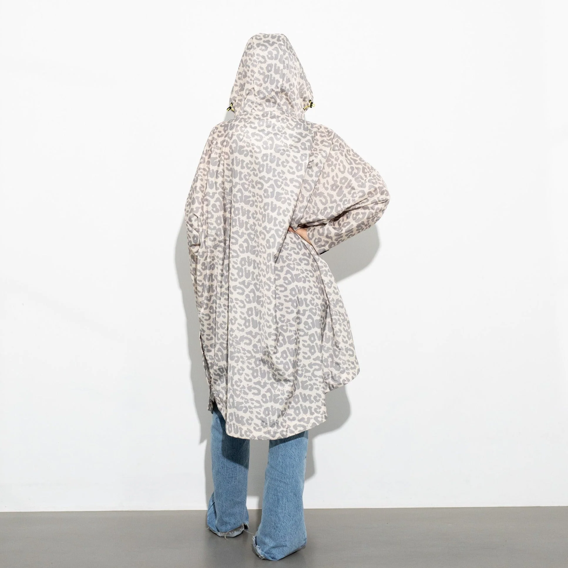 Raincoat leo splashes grey/sand - Image 12