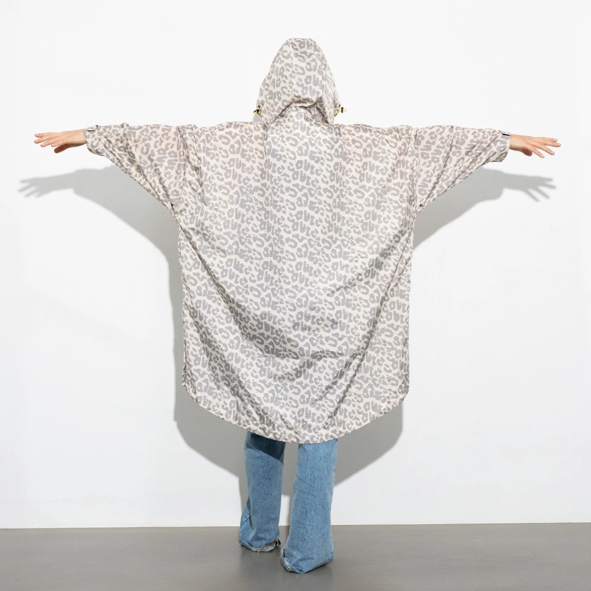 Raincoat leo splashes grey/sand - Image 15