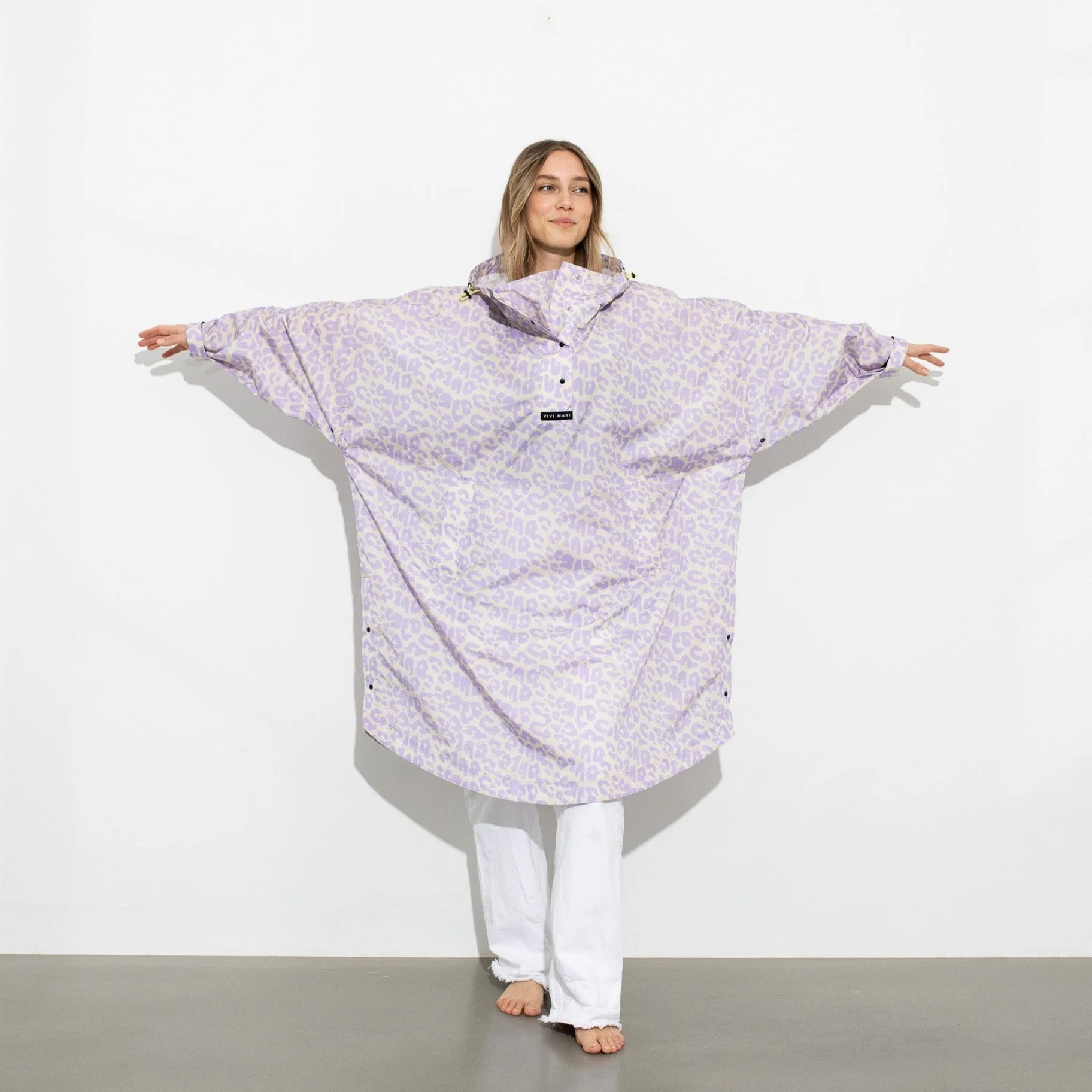 Raincoat leo splashes lavender/grey - Image 10