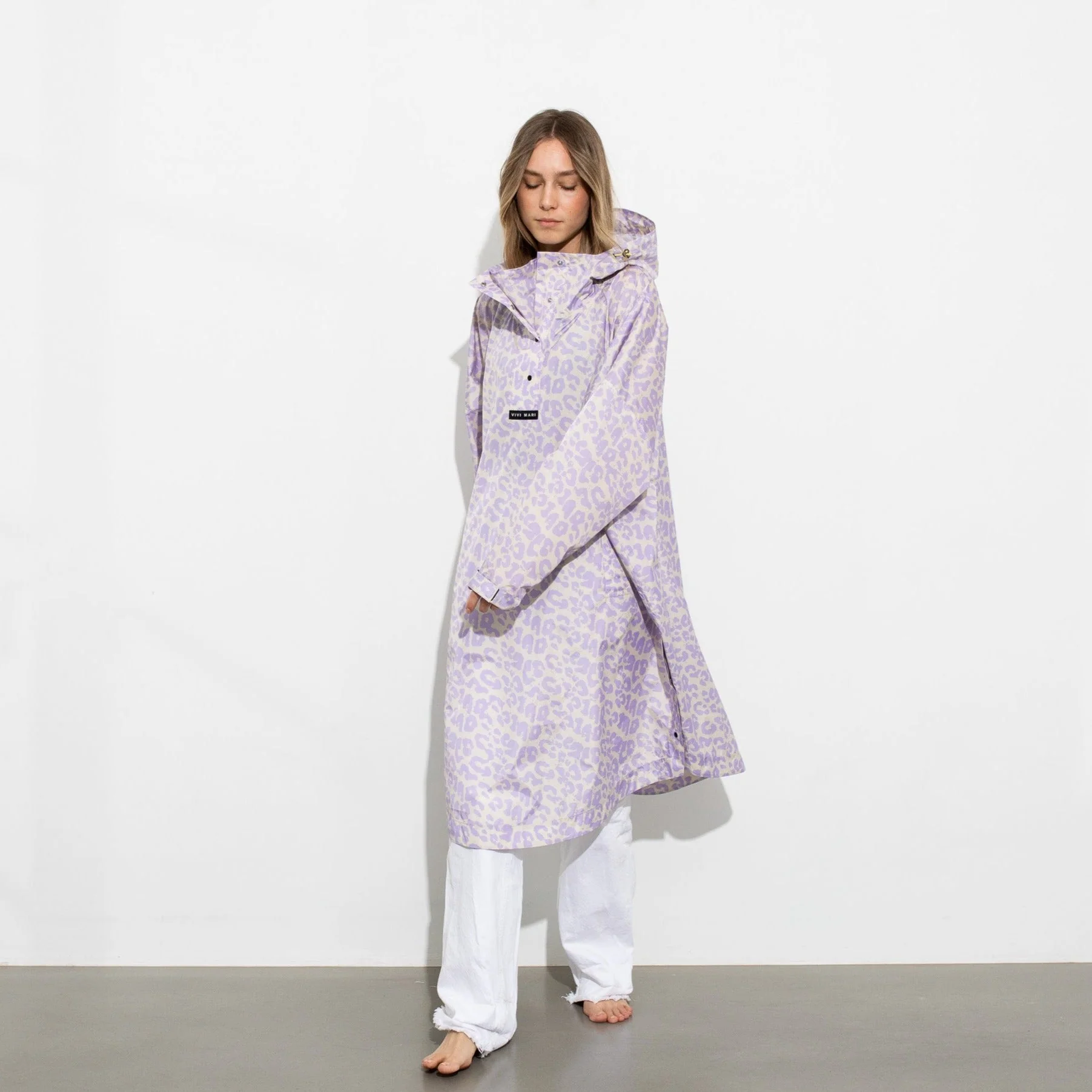 Raincoat leo splashes lavender/grey - Image 13